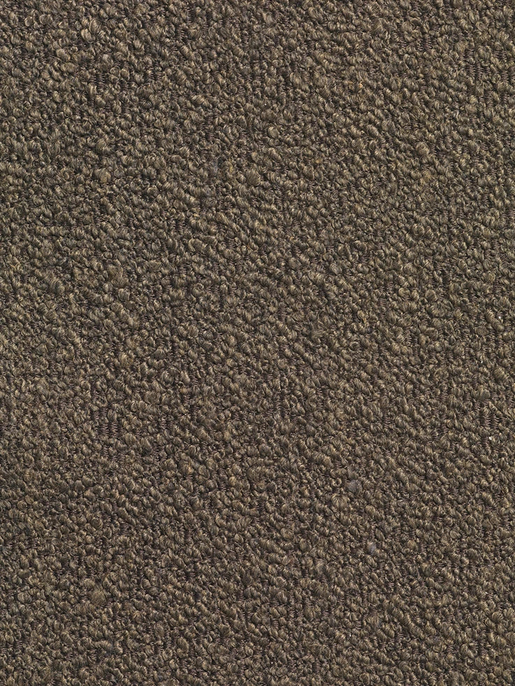 Ferm Living Rico Divan - Dark Brown Soft Boucle fabric swatch