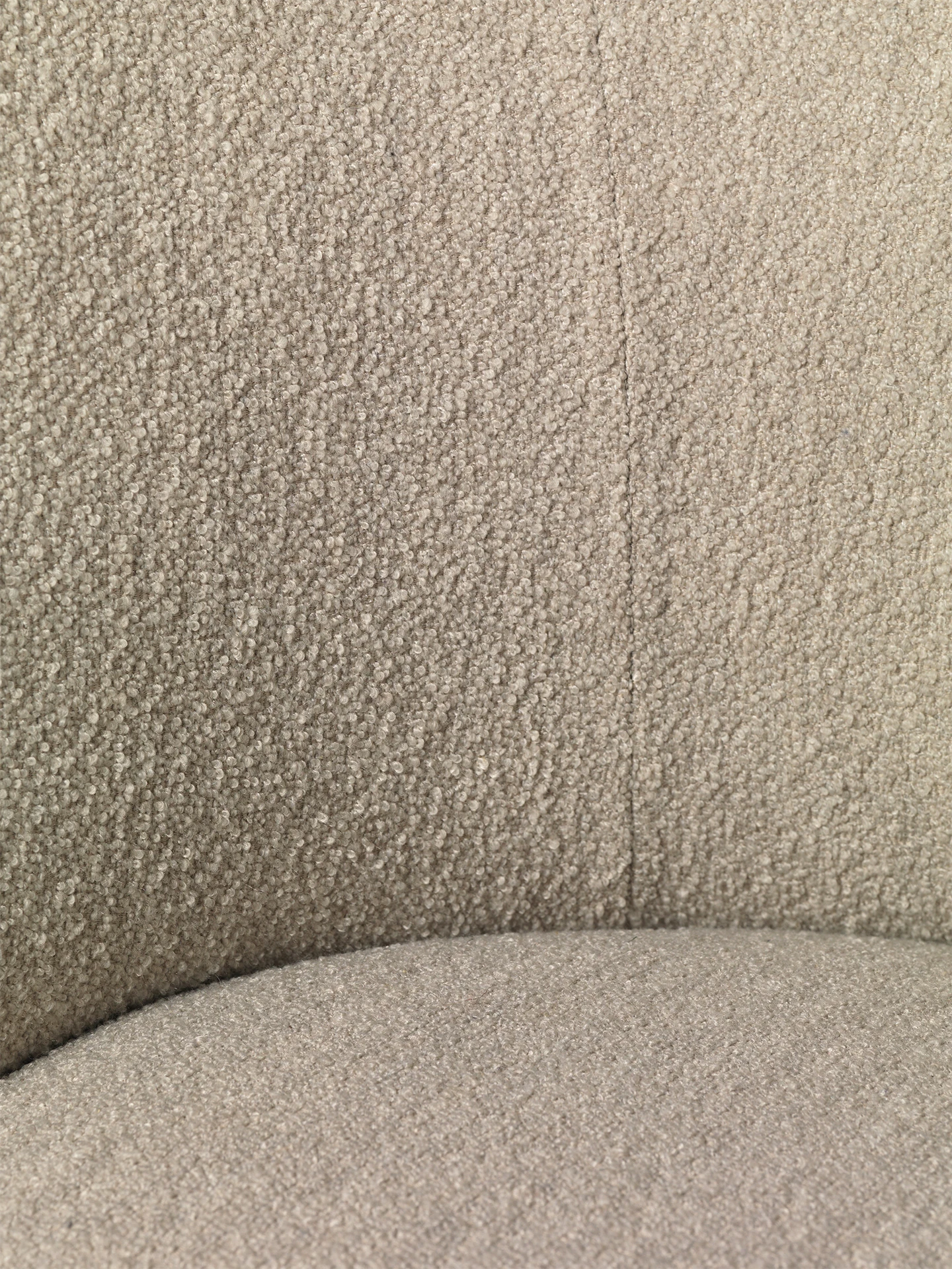 Ferm Living Rico Divan - Natural Soft Boucle fabric swatch