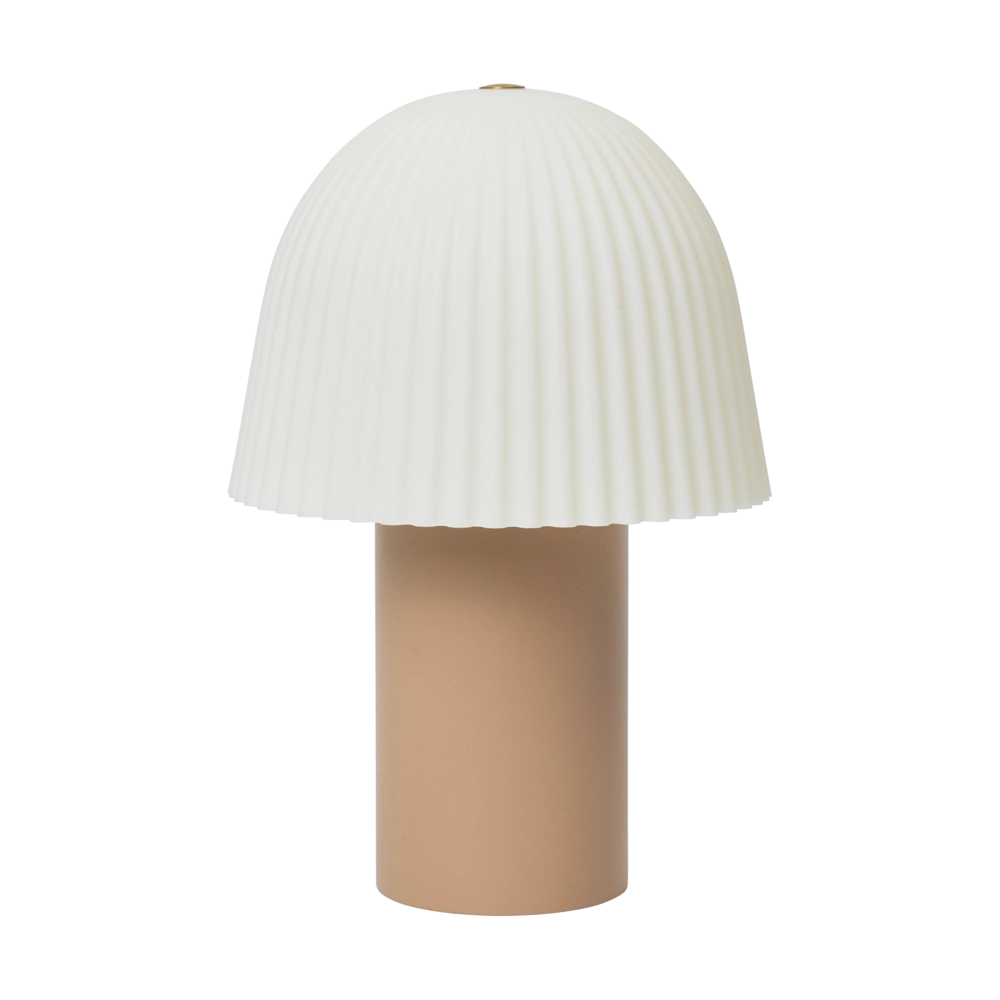 Ferm Living Frill Portable Dimmable Lamp in Rose & White - Lifestory