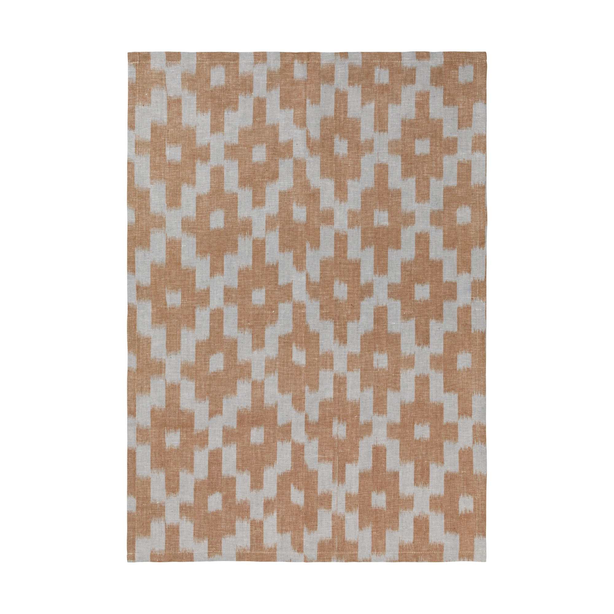 Ferm Living Cotton 'Ikat' Tea Towel in Various Colours - Lifestory