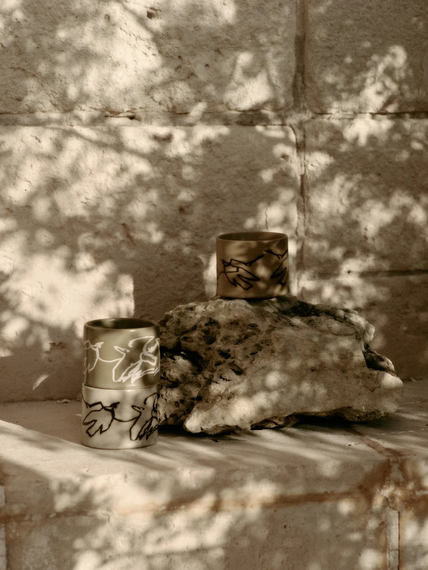 Ferm Living Vuelo Glazed Stoneware Cup - 200ml - Lifestory