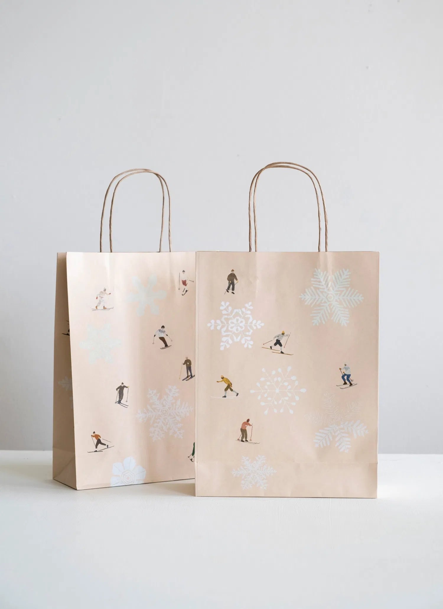 Fine Little Day 'Skiers' Printed Paper Gift Bag