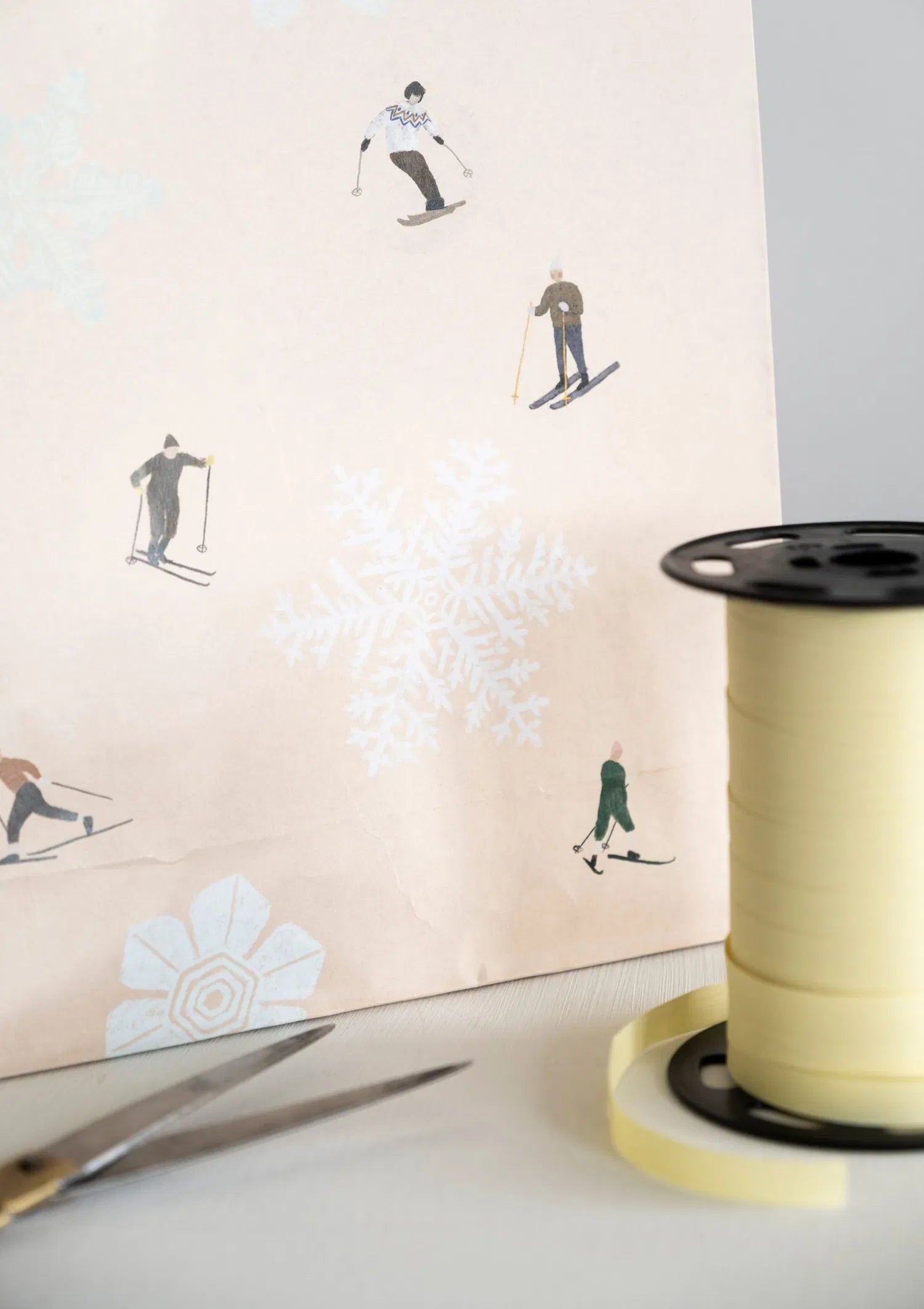 Fine Little Day 'Skiers' Printed Paper Gift Bag