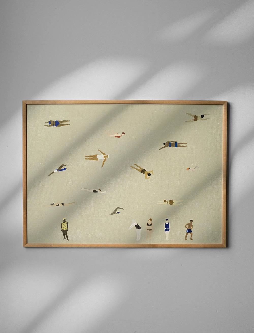 Swimmers Poster | 50 x 70cm | by Fine Little Day - Lifestory