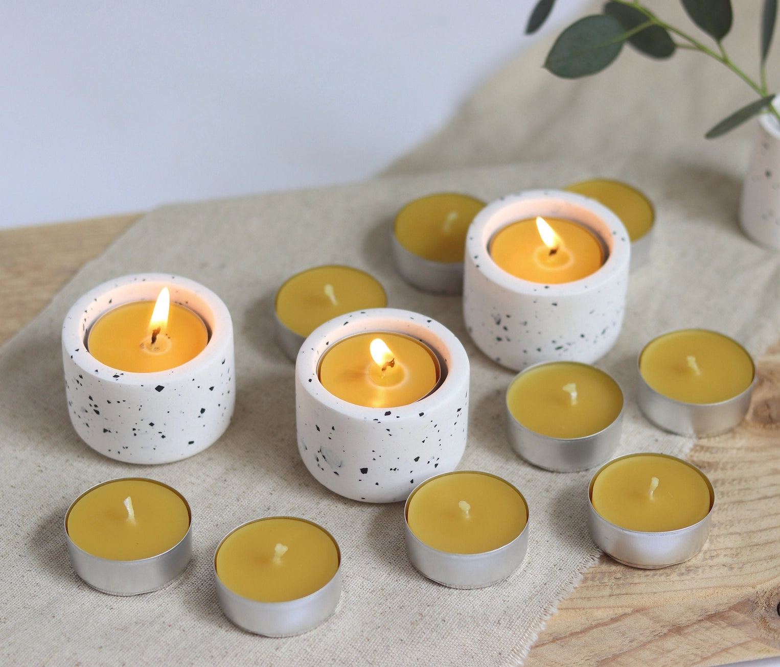 Beeswax Tealight Candles by Five Bees Yard - Lifestory