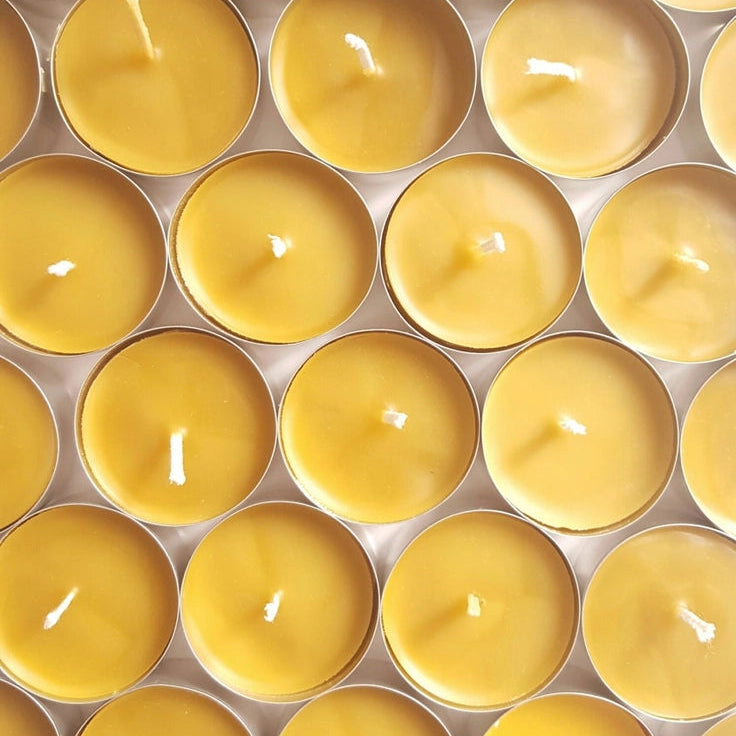 Beeswax Tealight Candles by Five Bees Yard - Lifestory