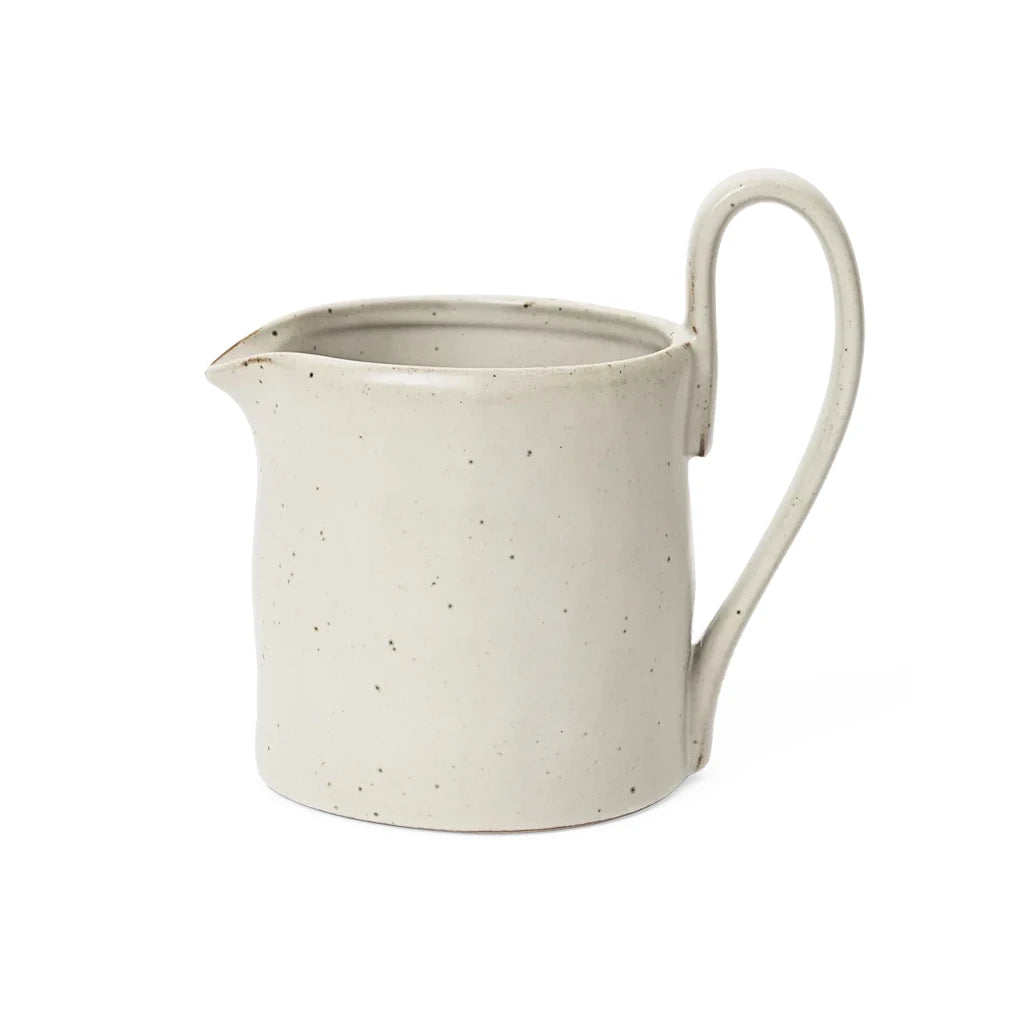 Flow Milk Jar | Off White | Ceramic | by ferm Living - Lifestory