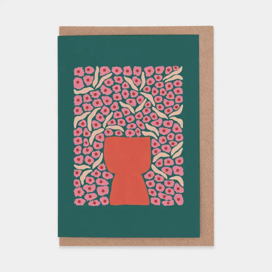 Flowers on Flowers on Flowers Card | Blank | by Evermade - Lifestory
