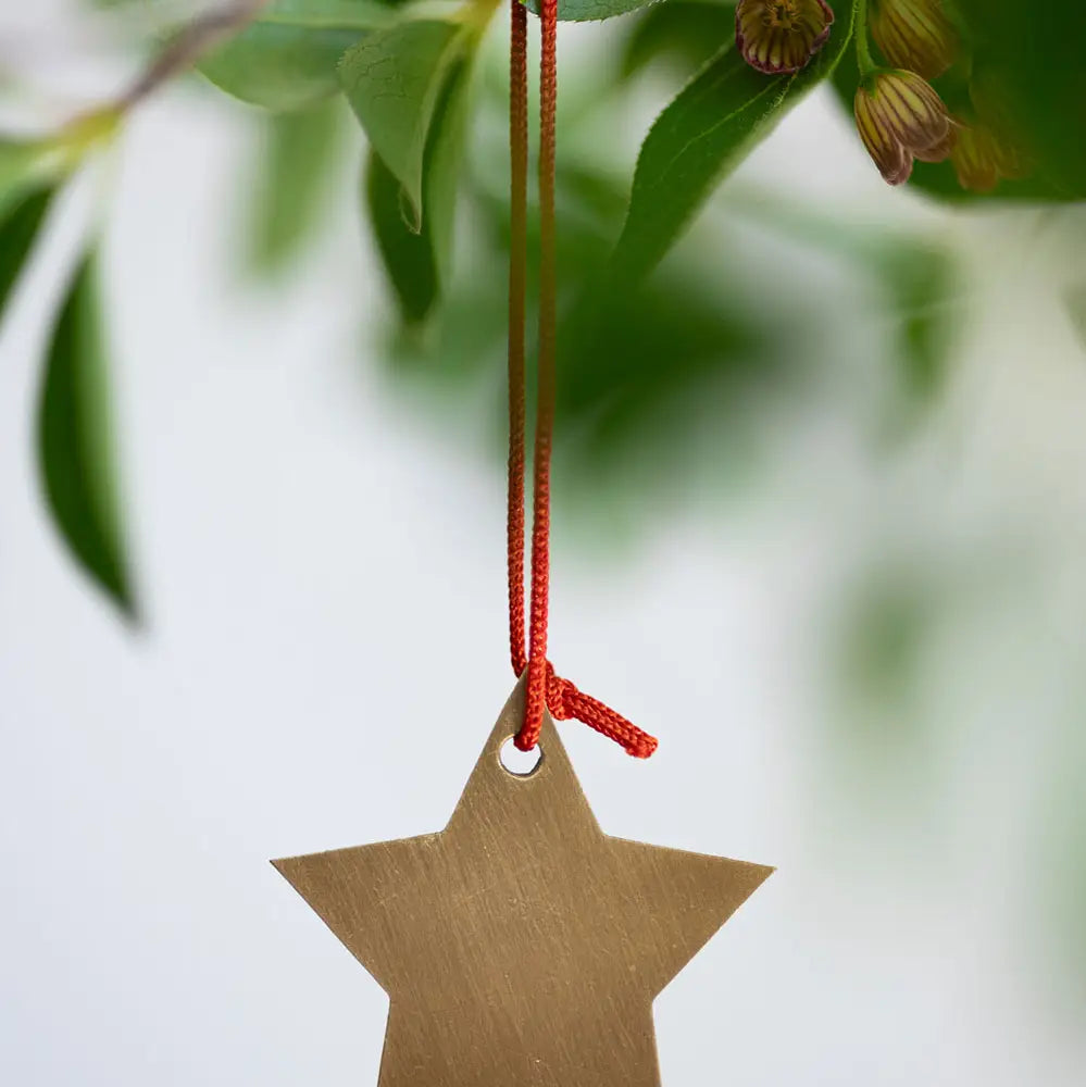 Fog Linen Work Brass Hanging Ornaments - Various Shapes