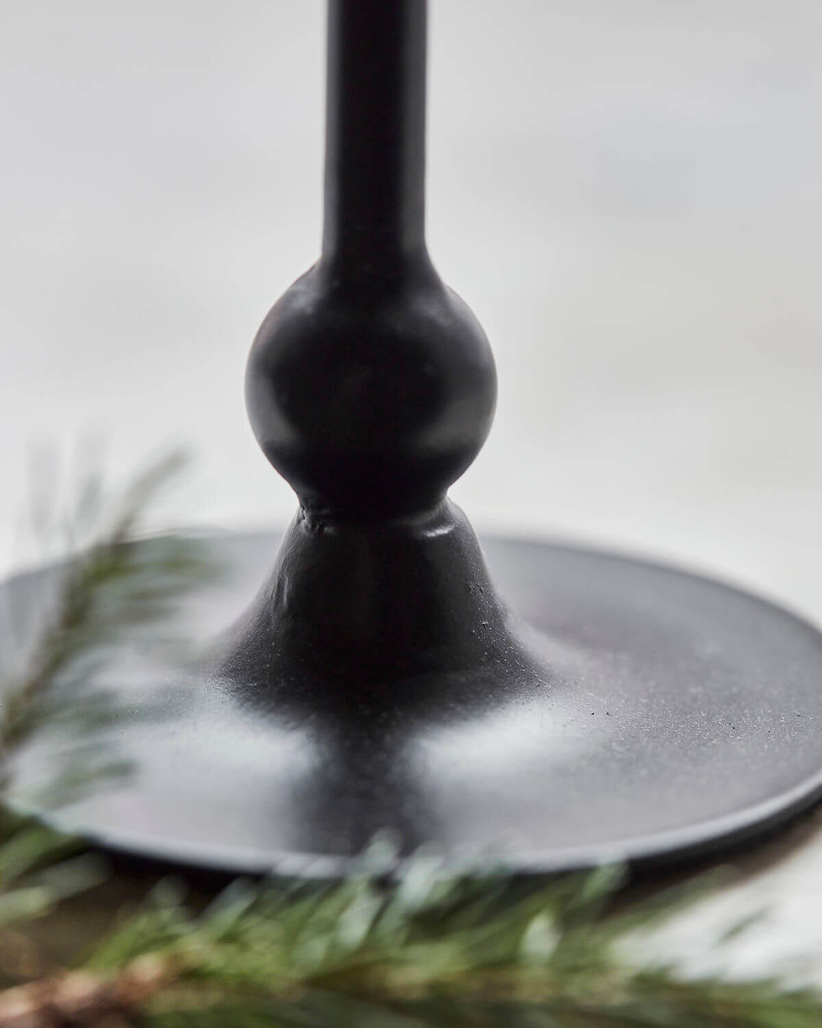 Folk Candle Holder | 12cm | Black | by House Doctor - Lifestory