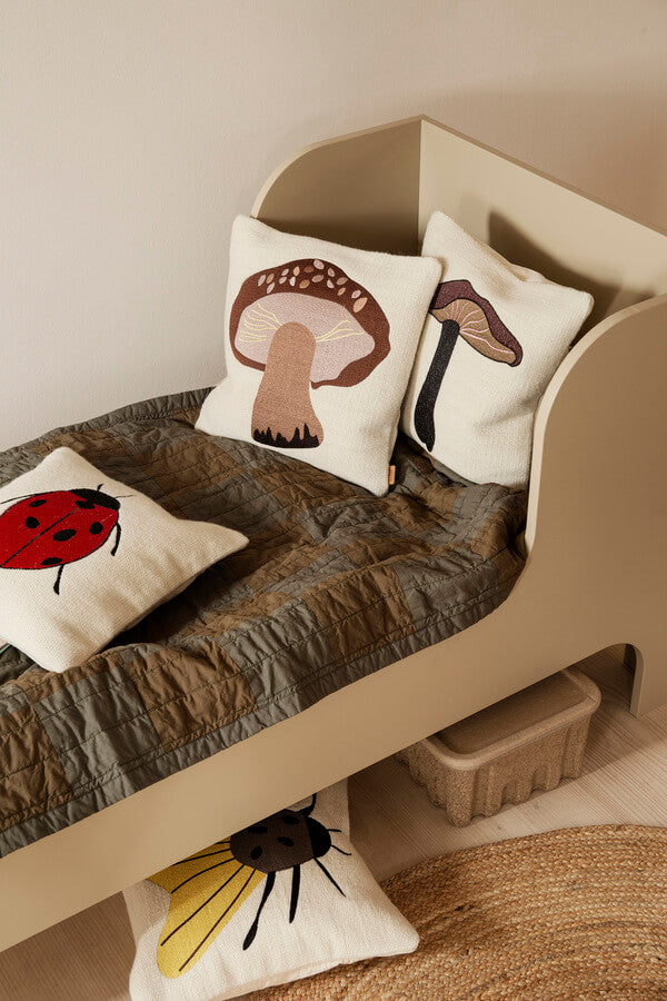 Forest Embroidered Cushion | Porcini | by ferm Living - Lifestory - ferm LIVING