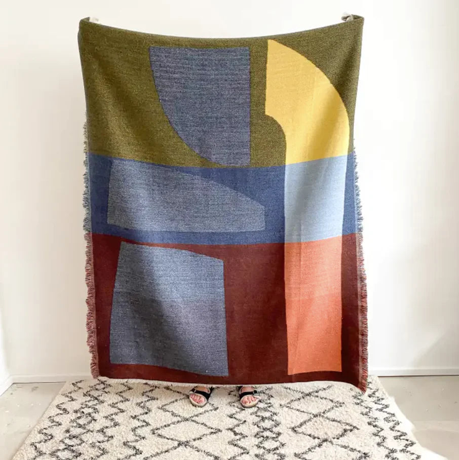 Merino Form Throw | Multi | by Sophie Home - Lifestory