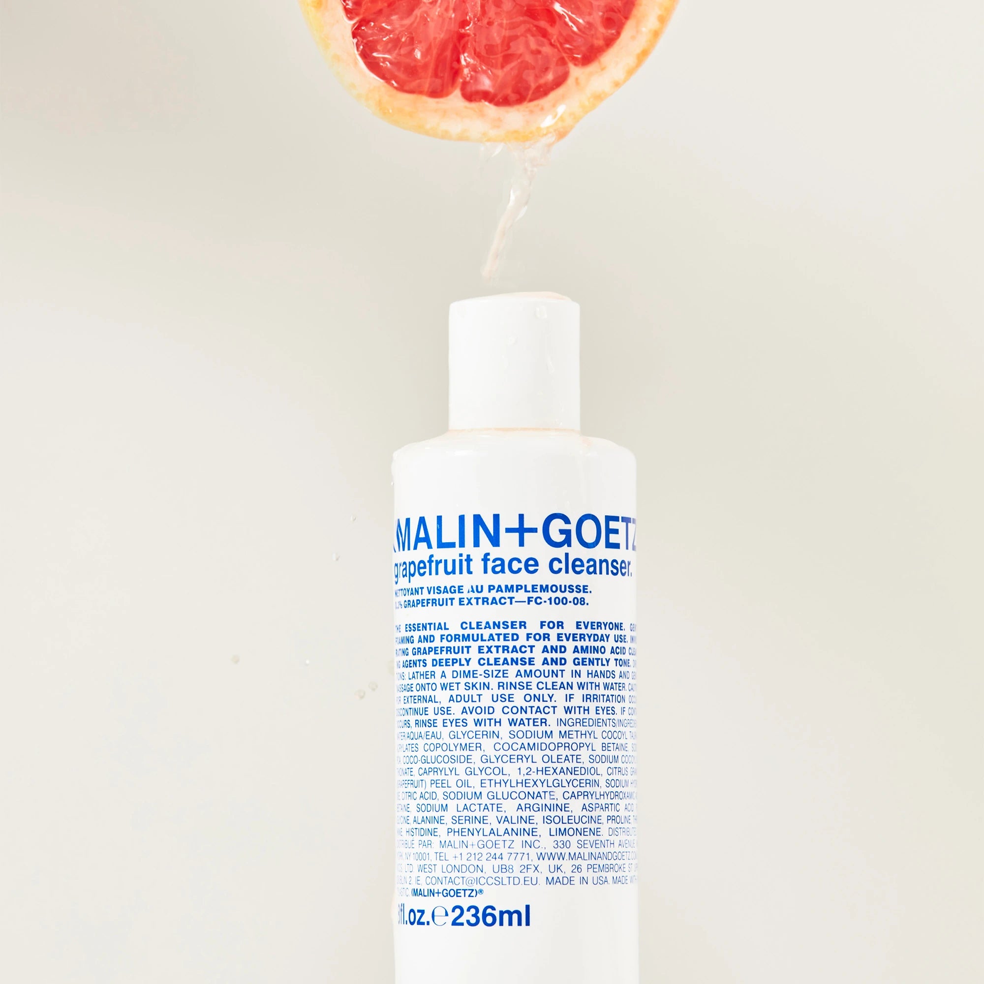 Grapefruit Face Cleanser | Foaming Gel | by Malin+Goetz - Lifestory