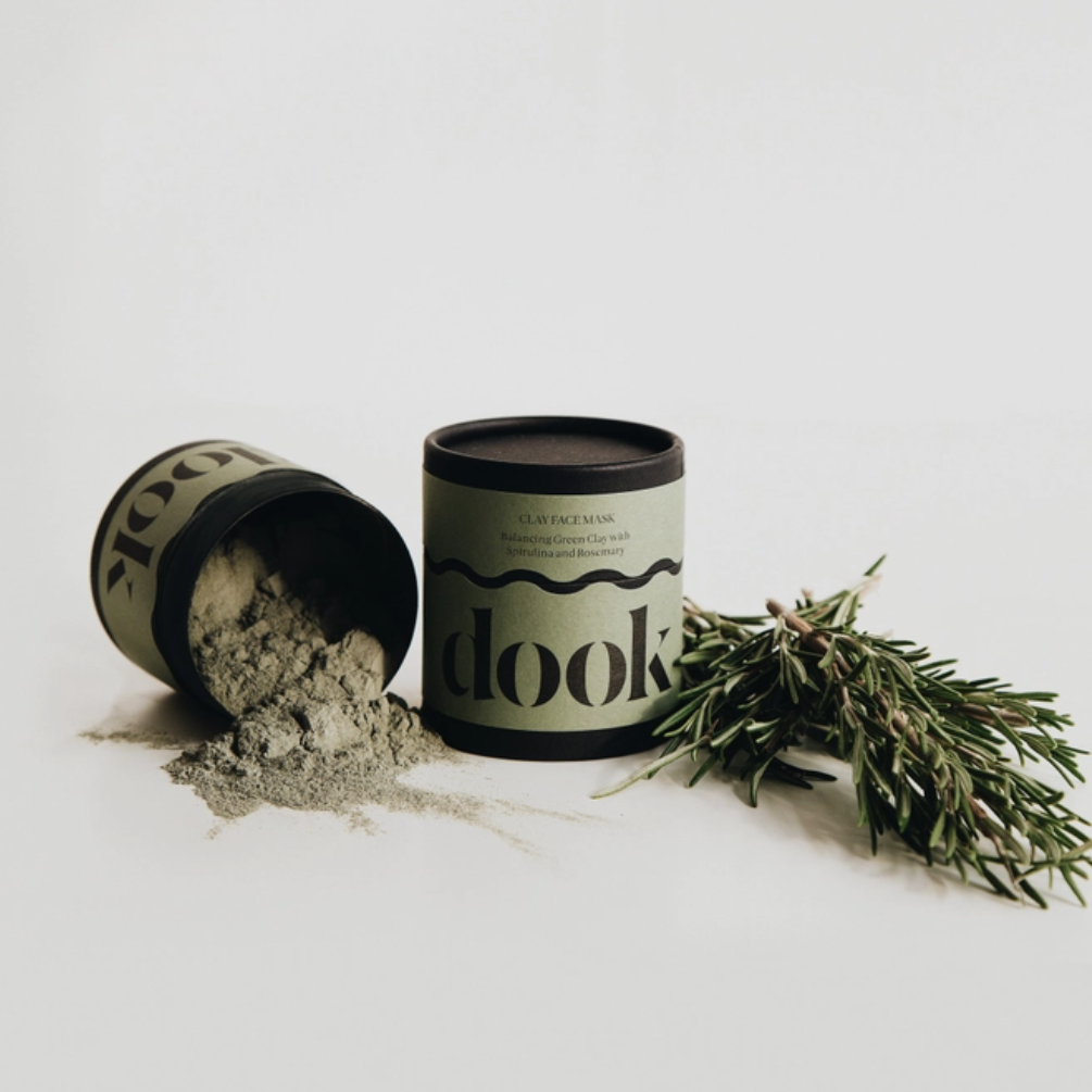 Clay Mask - Balancing Spirulina & Rosemary | Combo/Oily Skin | by Dook - Lifestory