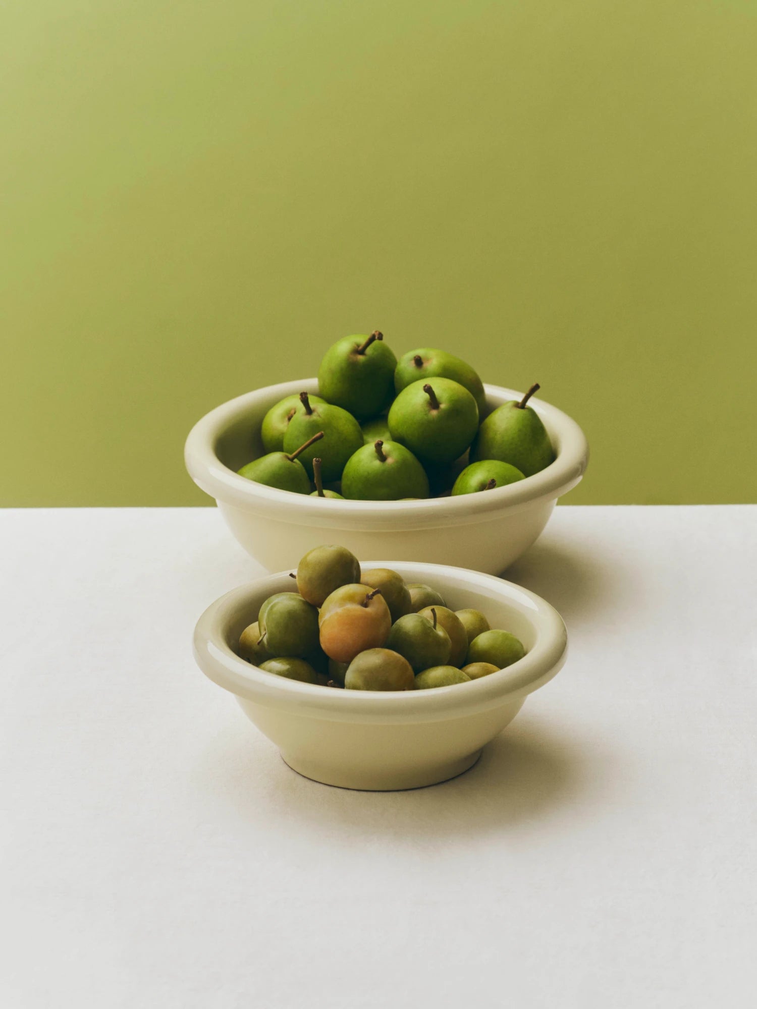 HAY Barro Salad Bowl Large in Pistachio Glazed Terracotta - Lifestory