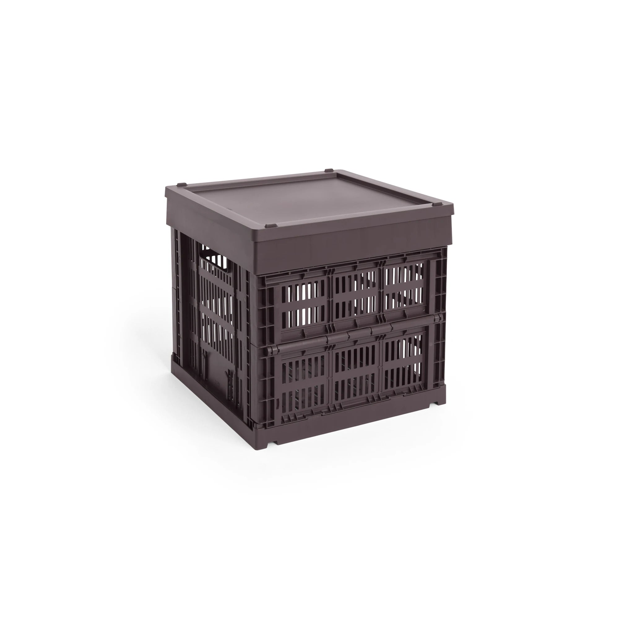 HAY Medium Square/Cube Colour Crate Lid | 100% Recycled Plastic - Lifestory