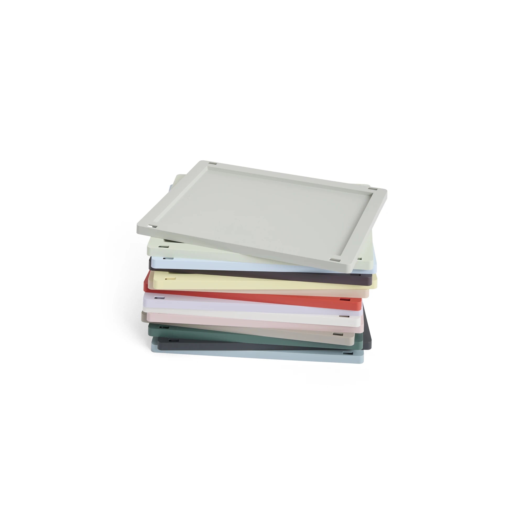 HAY Medium Colour Crate Lid | 100% Recycled Plastic - Lifestory