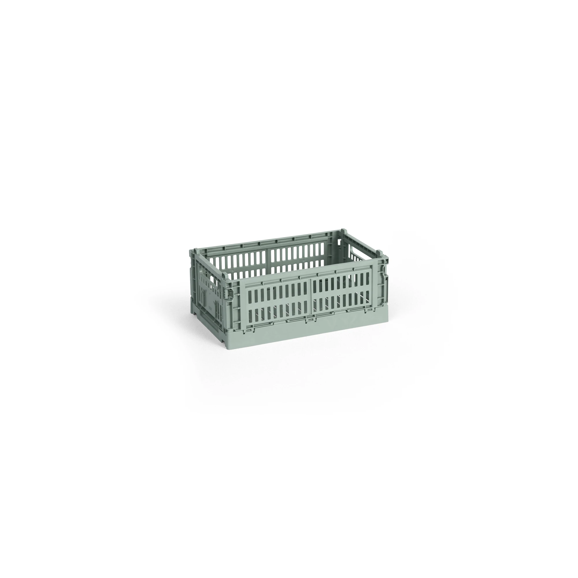 HAY Colour Crate Collapsible Small in Sage Green | Lifestory