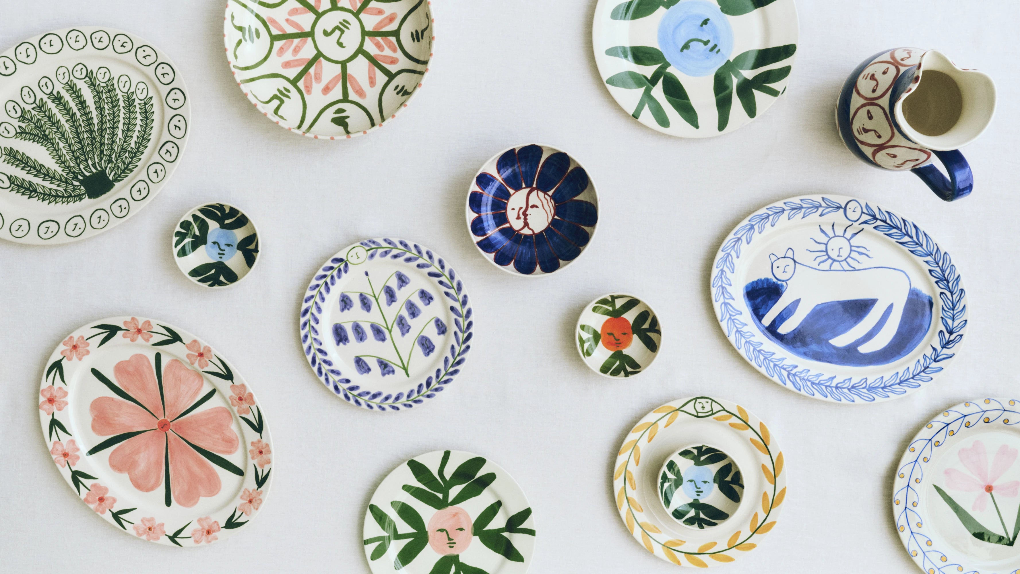 HAY x Emma Kohlmann - La Pittura collection viewed from above