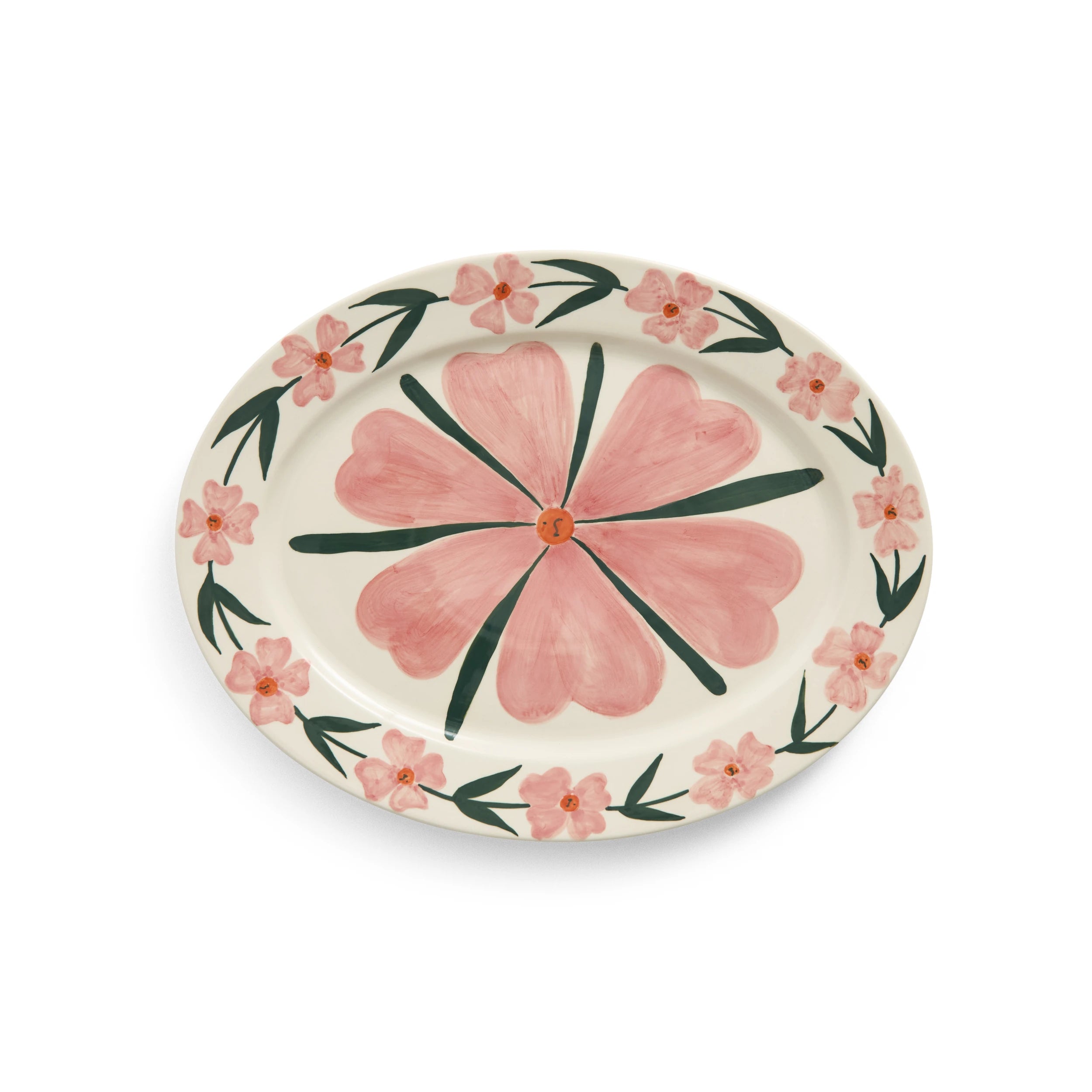 HAY x Emma Kohlmann - La Pittura Ø36.5cm Serving Platter in Josephine pattern
