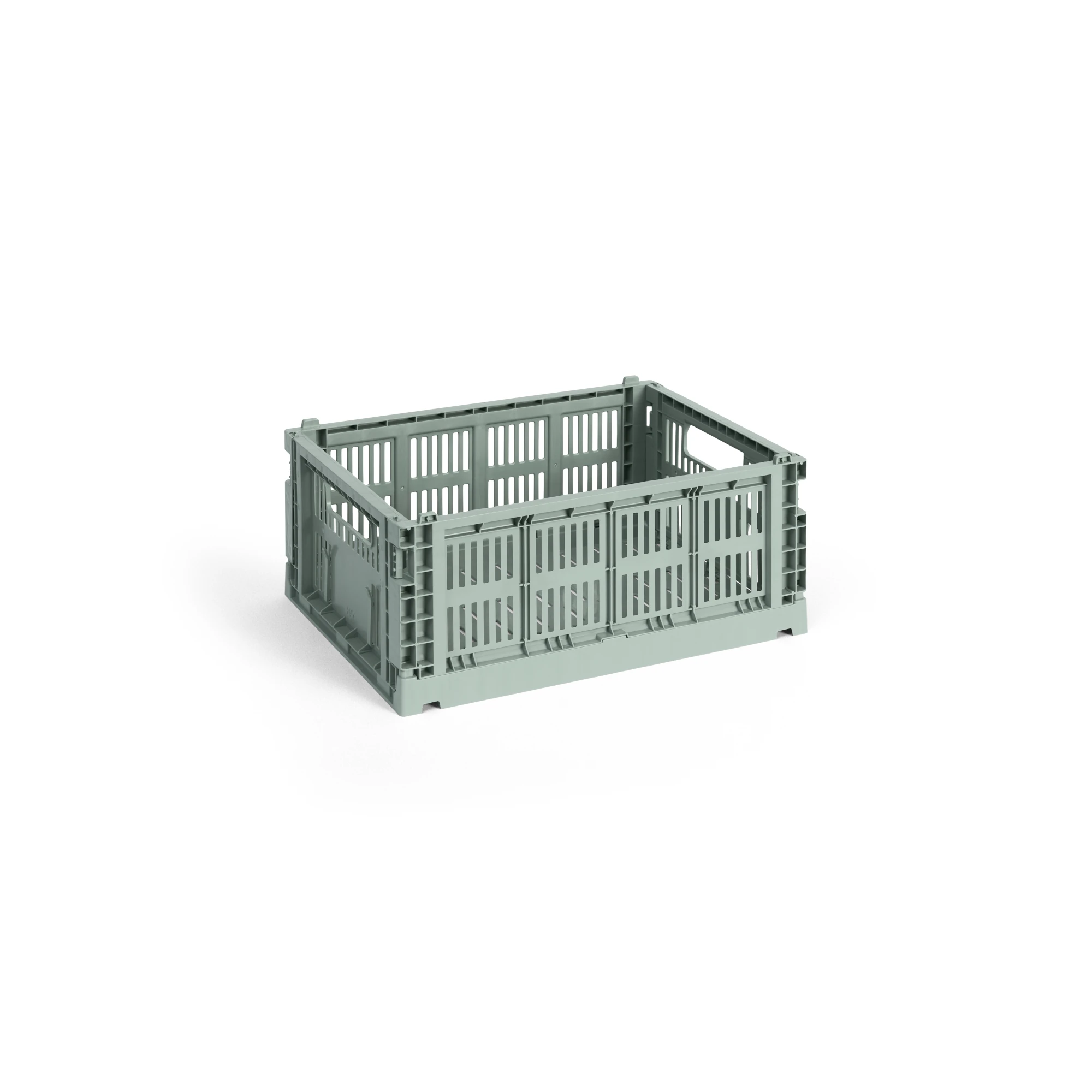 HAY Medium Colour Crate - Collapsible | 100% Recycled Plastic - Lifestory