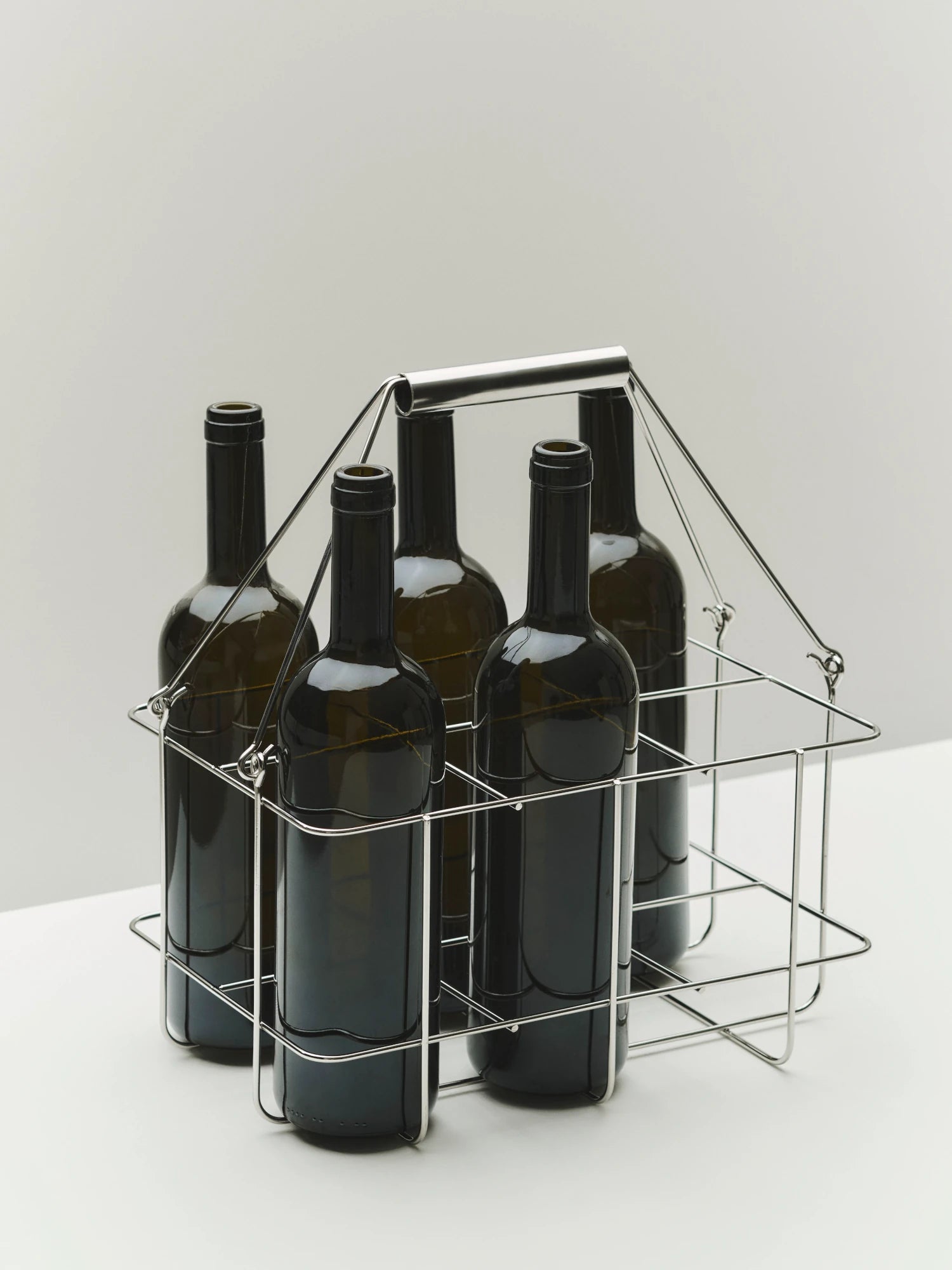 HAY Outdoor Market Bottle Carrier in Stainless Steel - Lifestory