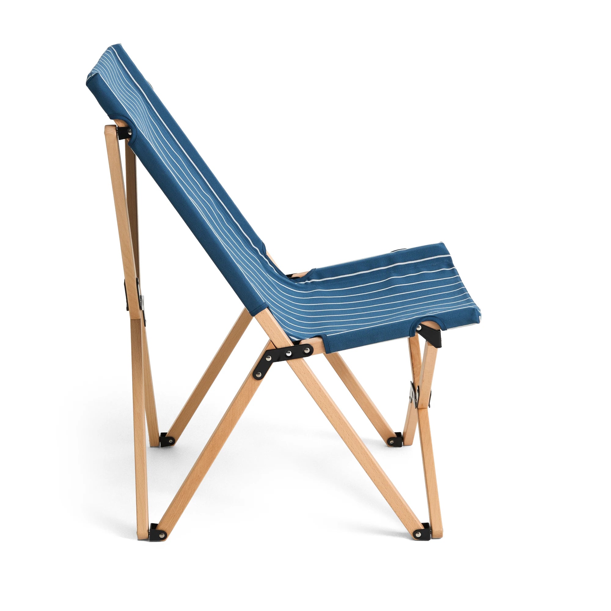 HAY Outdoor Market Folding Chair in Beech & Recycled Poly - Lifestory