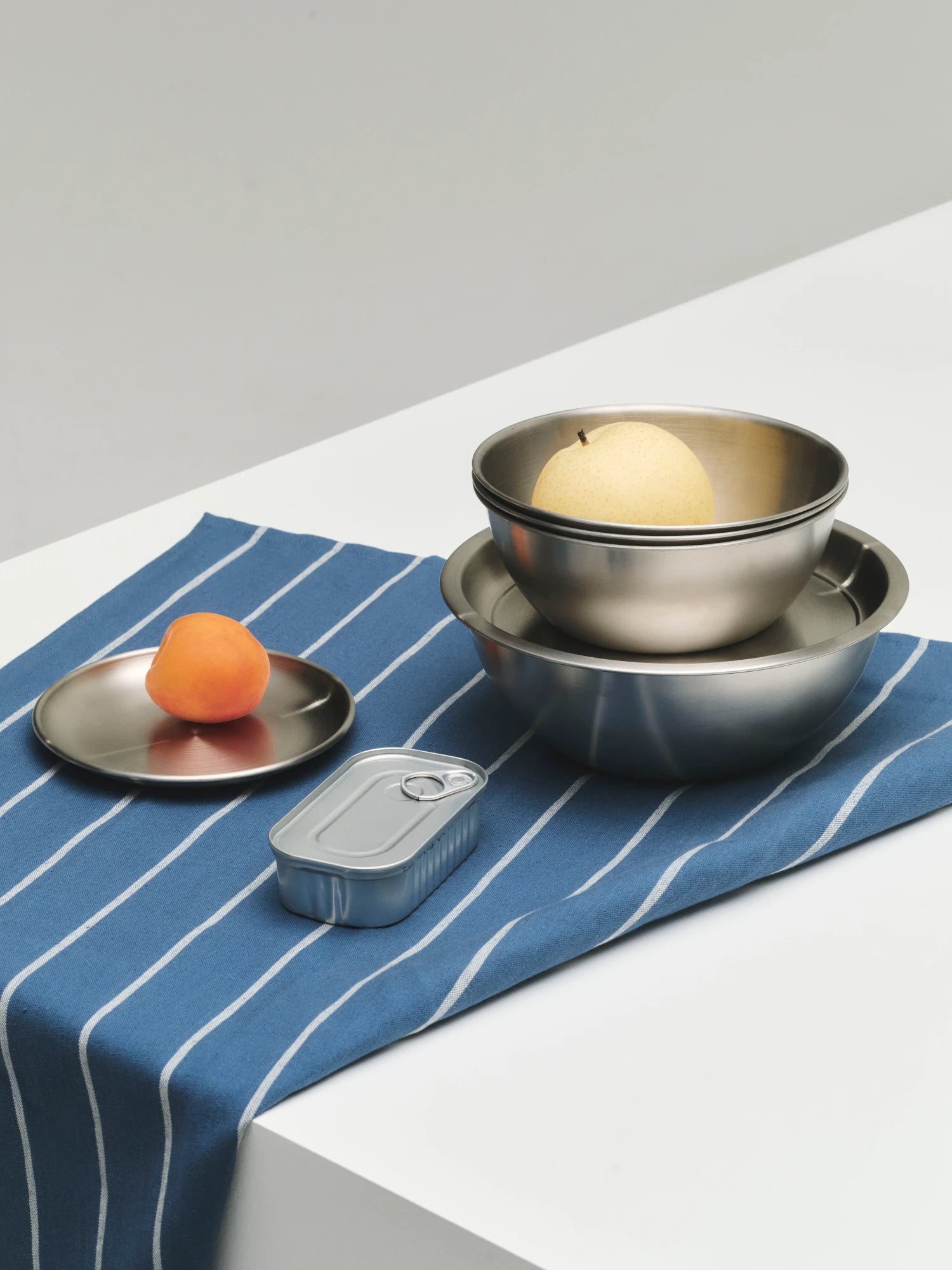 HAY Outdoor Market Tea Towel Set of 2 in Cotton-Linen - Lifestory