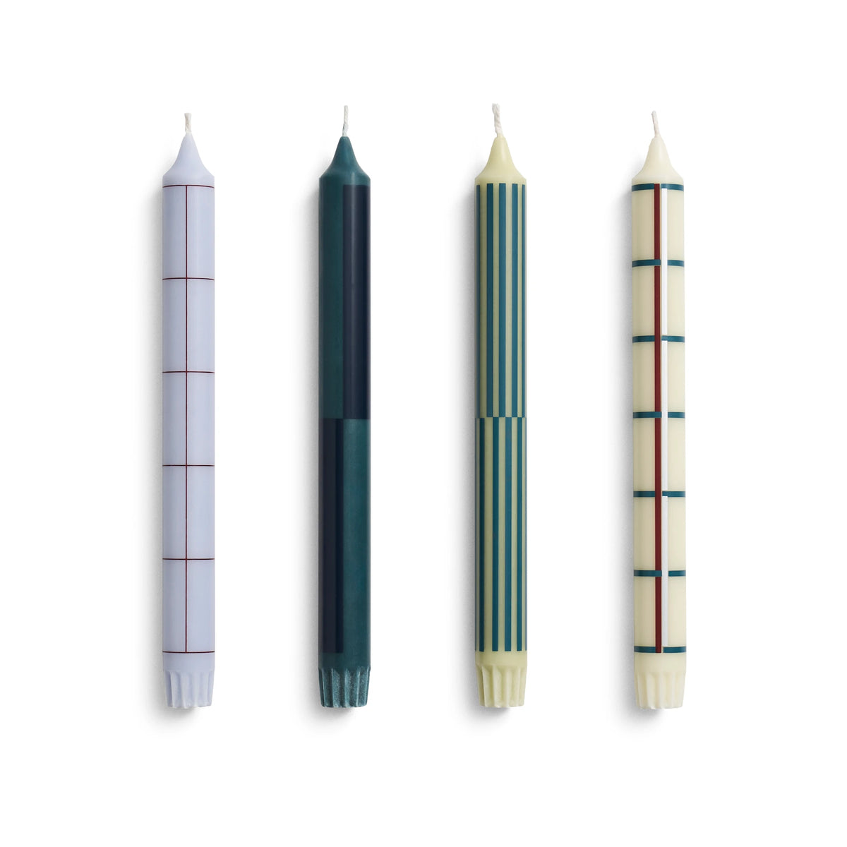 HAY Set of 4 Pattern Candles - Lifestory