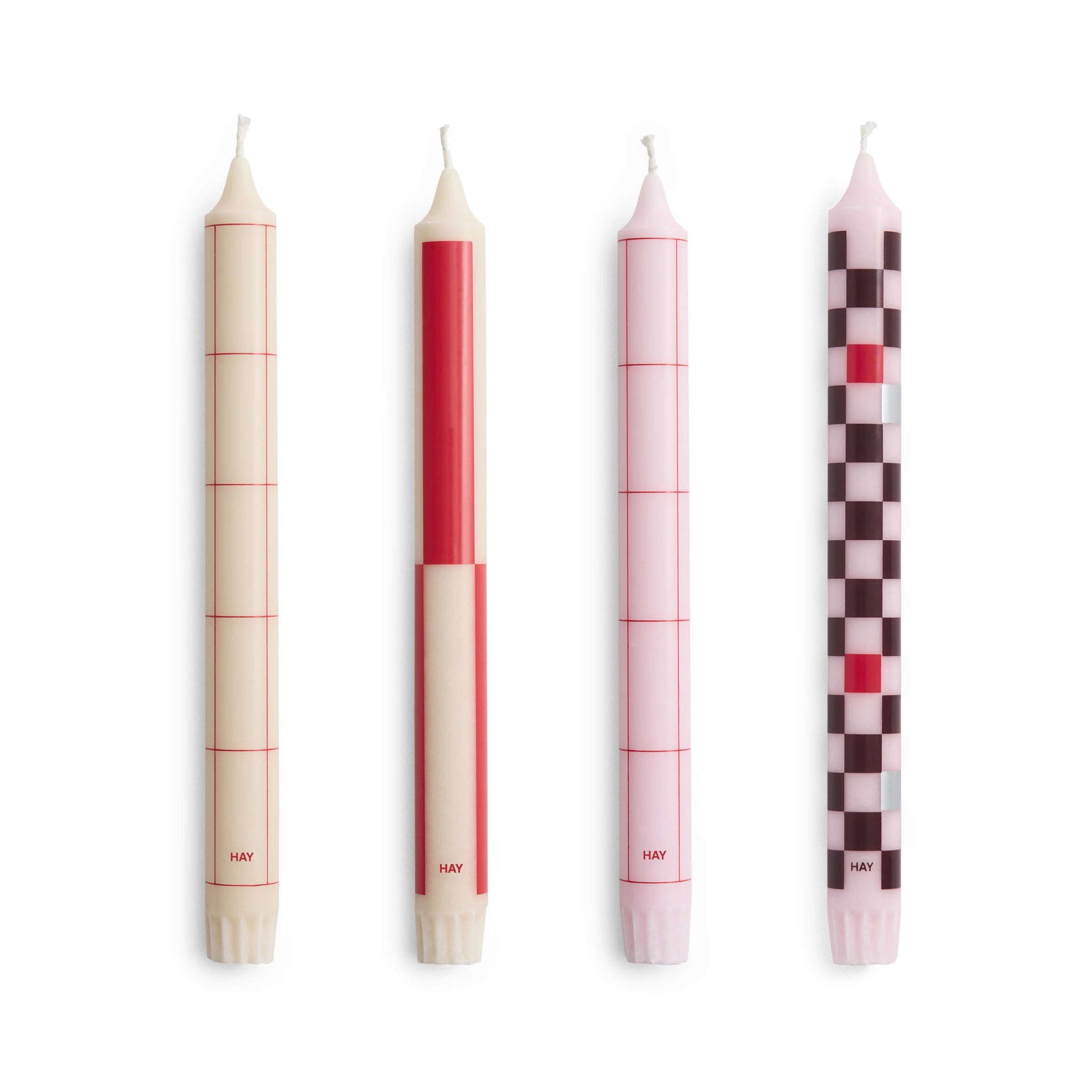 HAY Set of 4 Pattern Candles