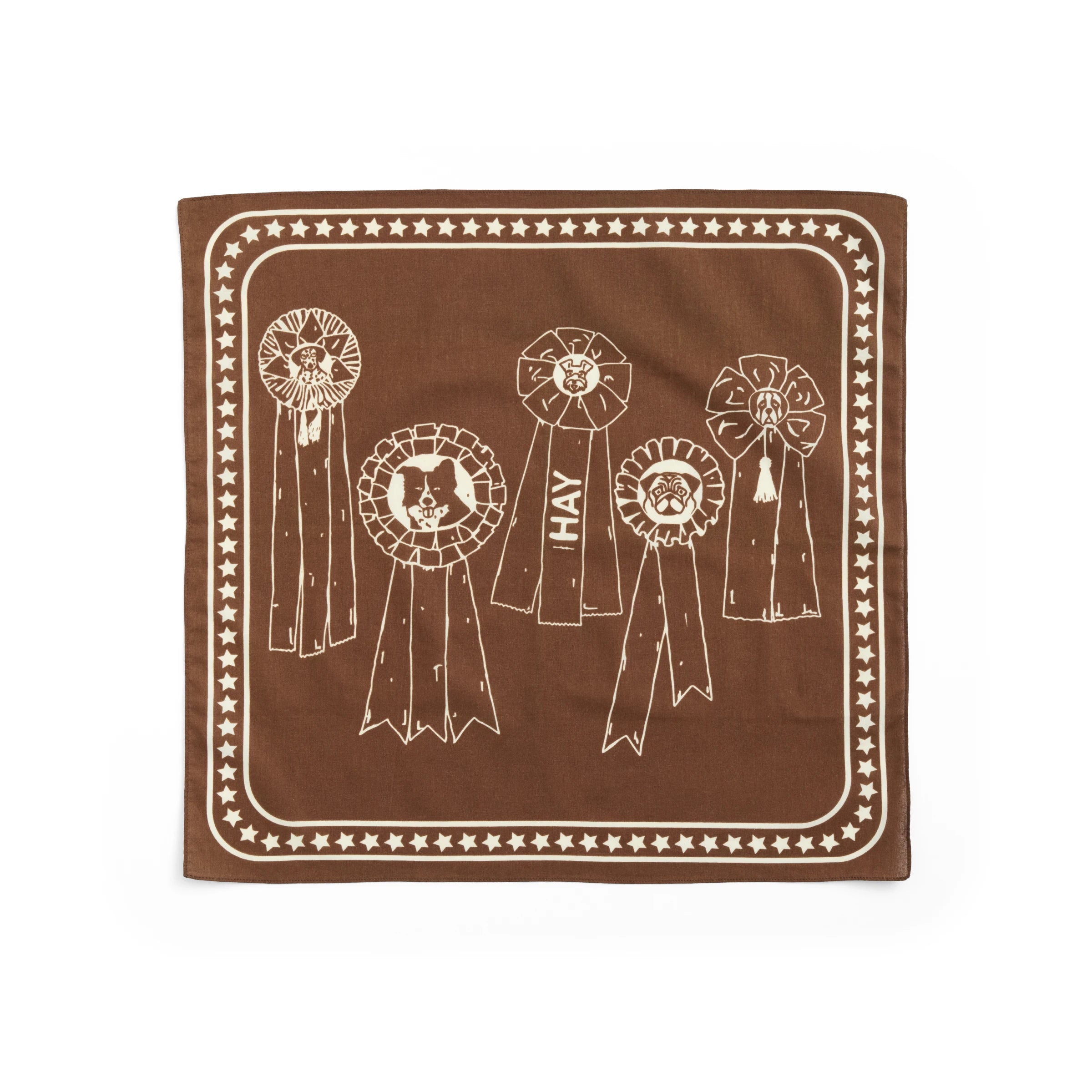 HAY Recycled Cotton Dogs Scarf in Various Colours - Lifestory