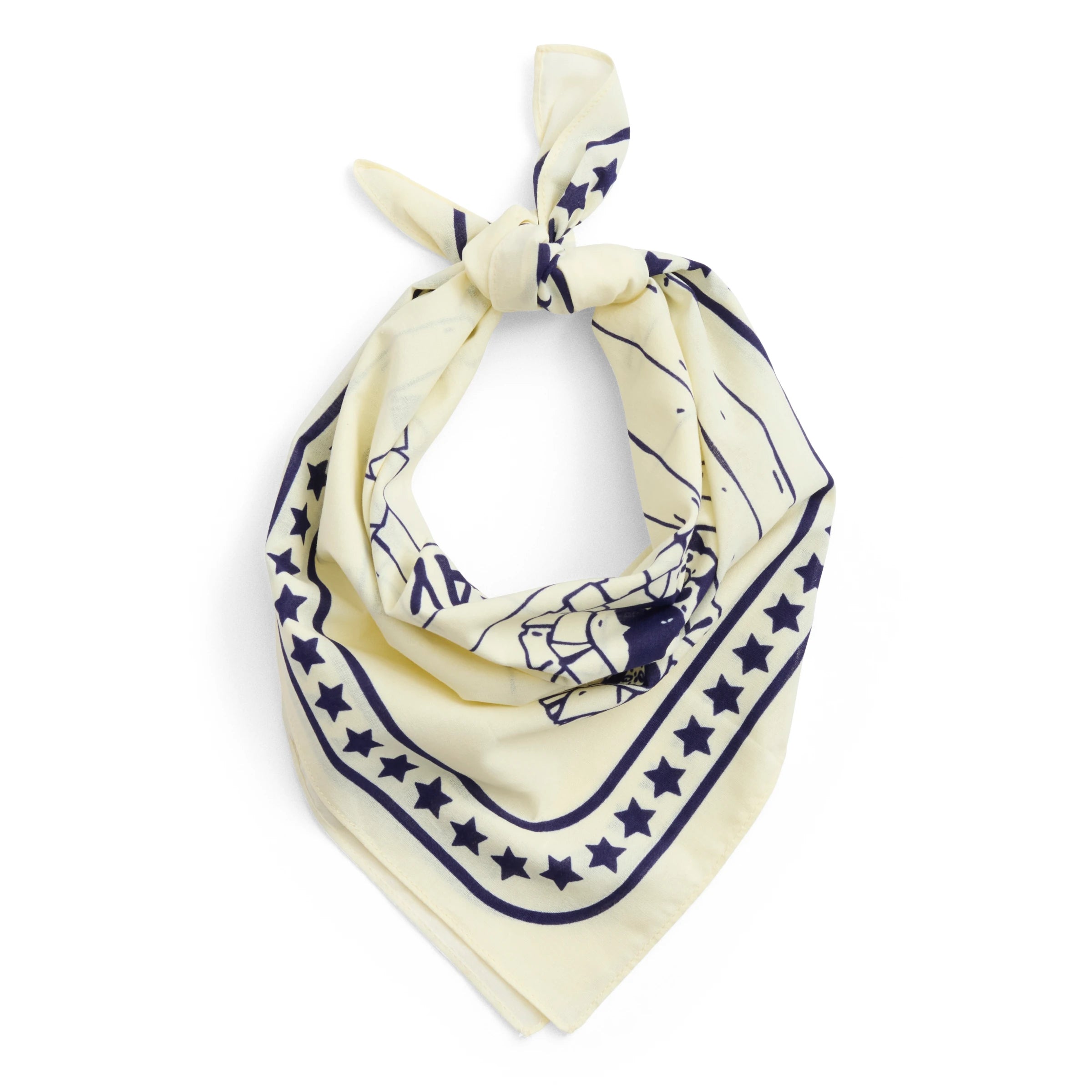 HAY Recycled Cotton Dogs Scarf in Various Colours - Lifestory