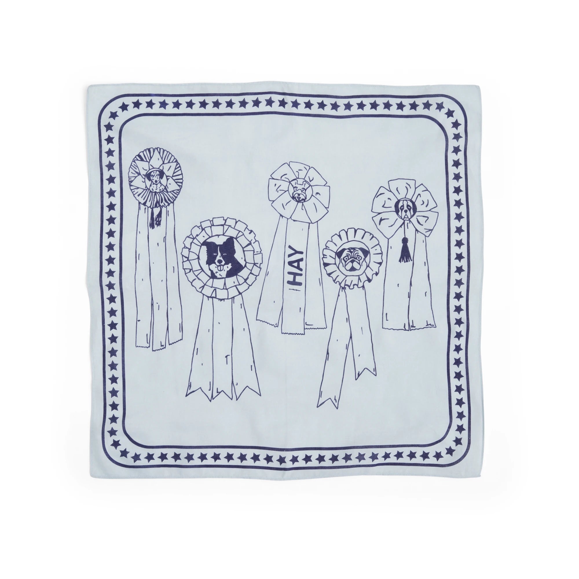 HAY Recycled Cotton Dogs Scarf in Various Colours - Lifestory