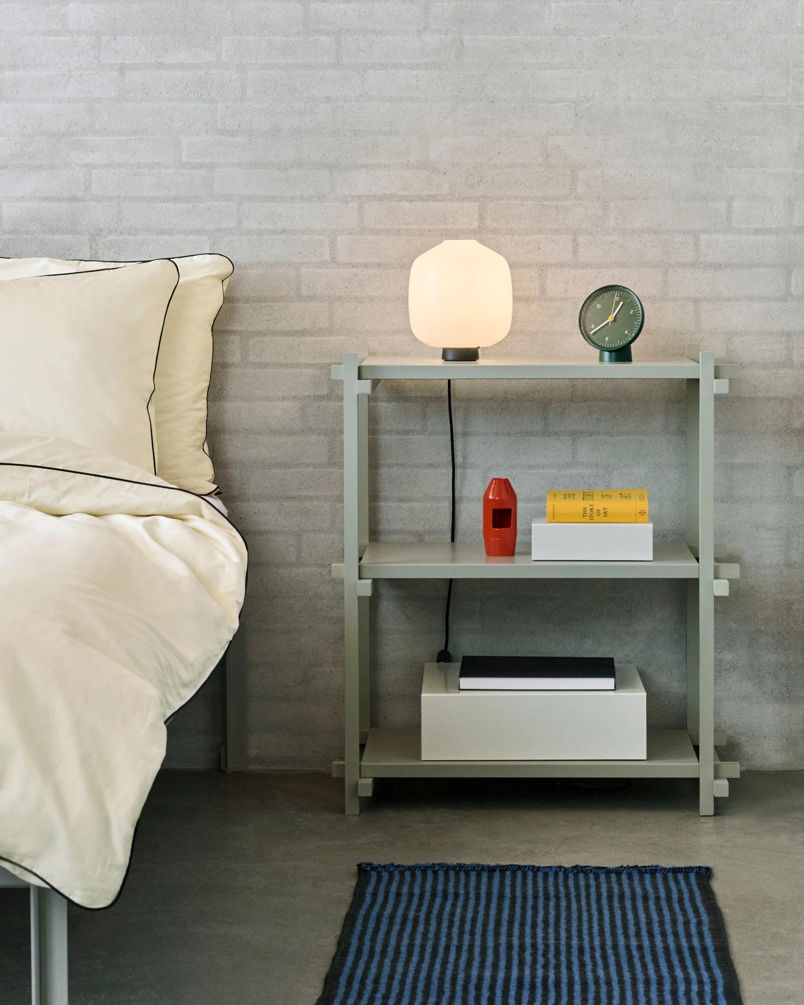 HAY Table or Wall Clock (Recycled Plastic) in Various Colours - Lifestory