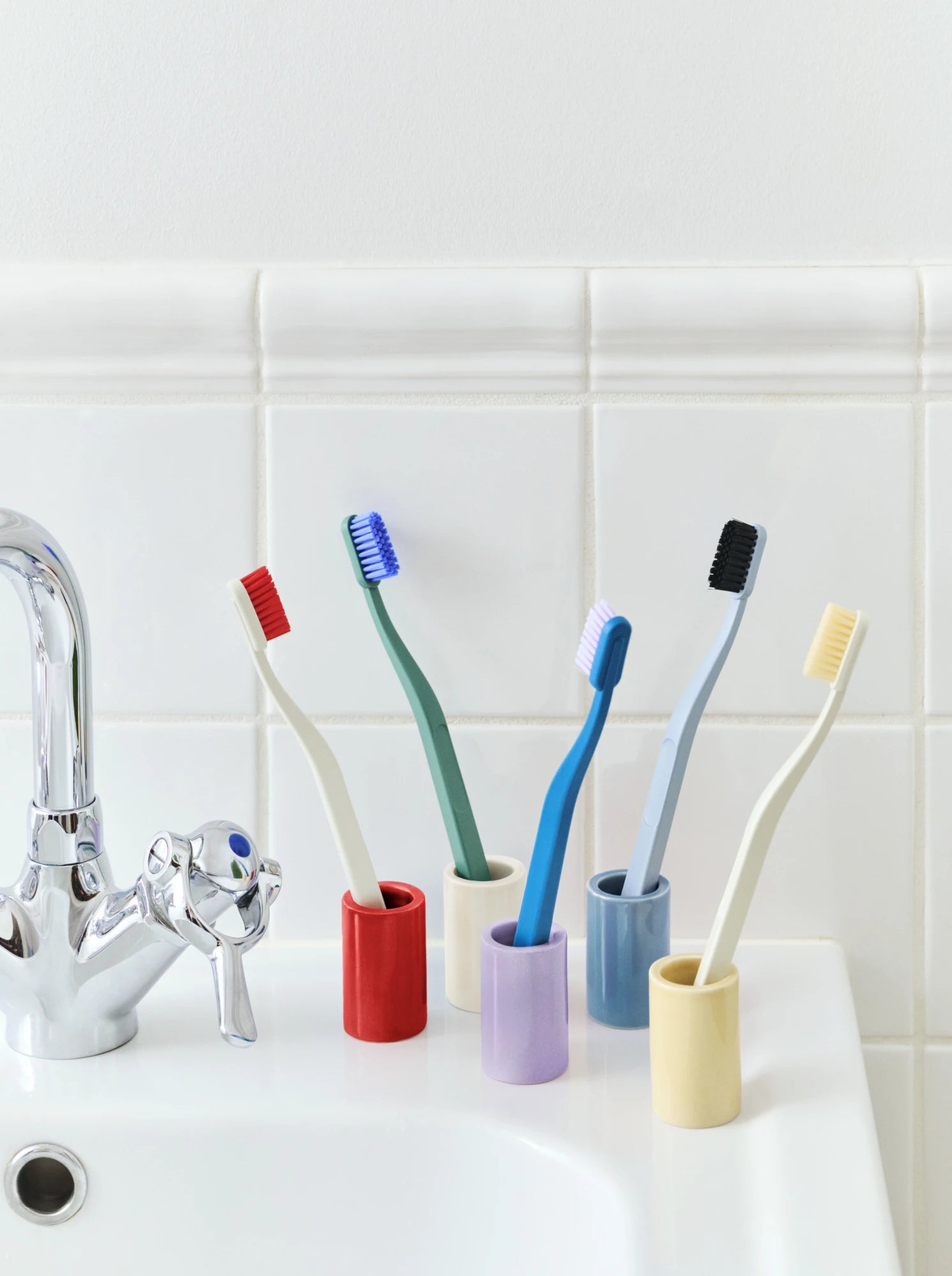 Toothbrush Holder | Family | Stoneware | by HAY - Lifestory