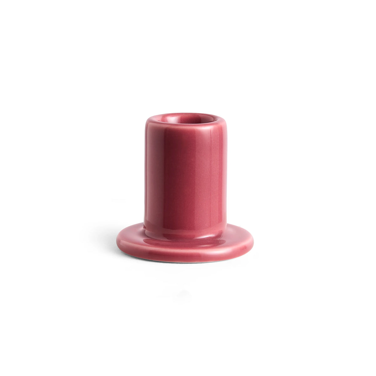 HAY Tube candleholder in Berry Pink