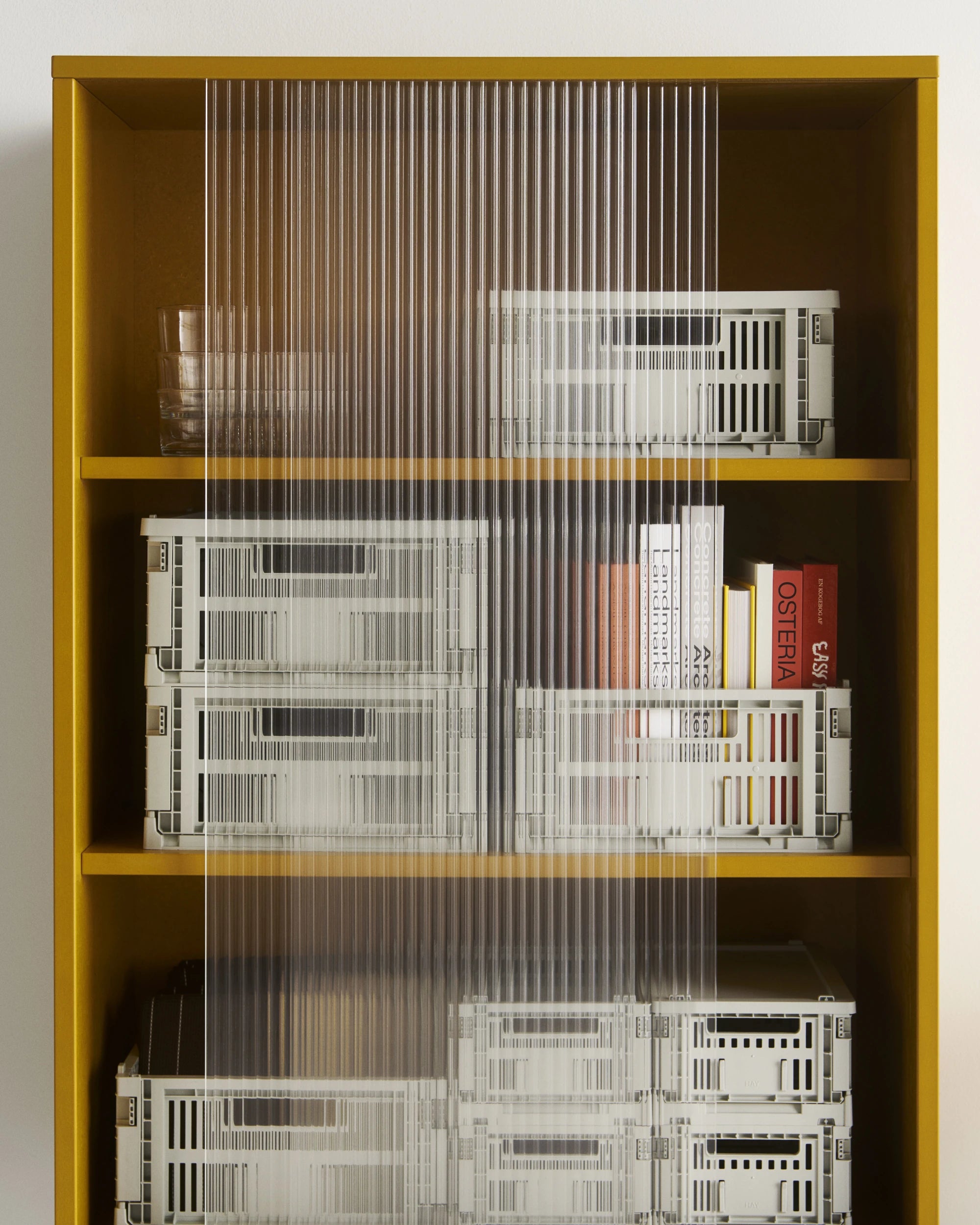 HAY Colour crates in a storage cabinet | Lifestory