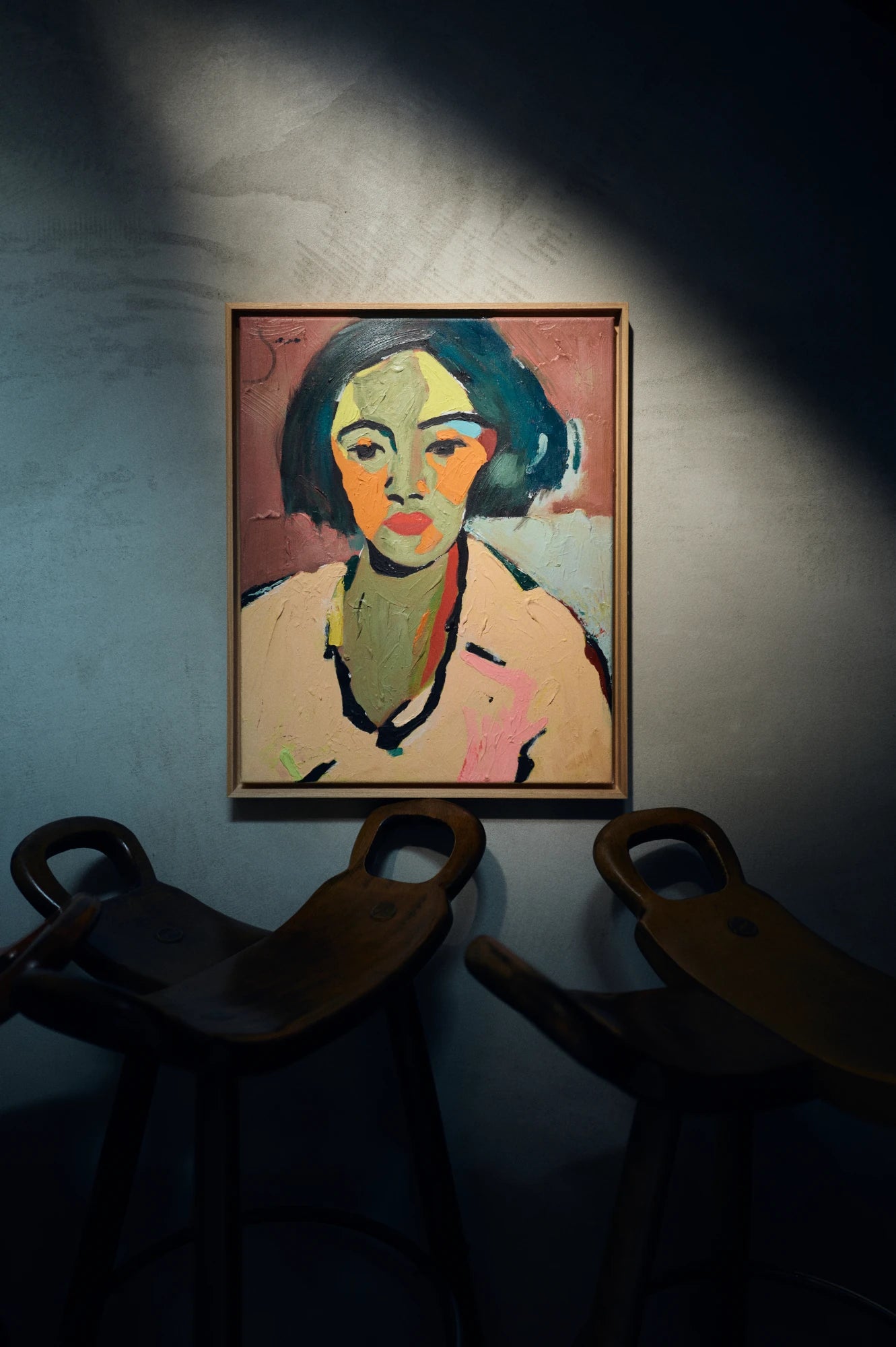 HKLIVING Framed Artwork 'Self-made' - 43 x 53cm - Lifestory