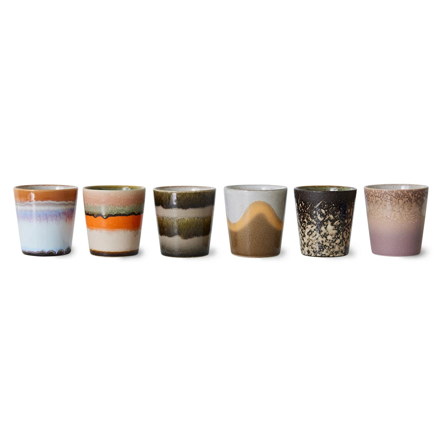 Set of 6 Elements Coffee Mugs by HKLIVING - Lifestory