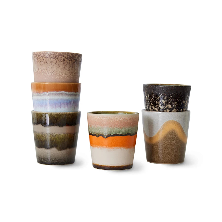 Set of 6 Elements Coffee Mugs by HKLIVING - Lifestory