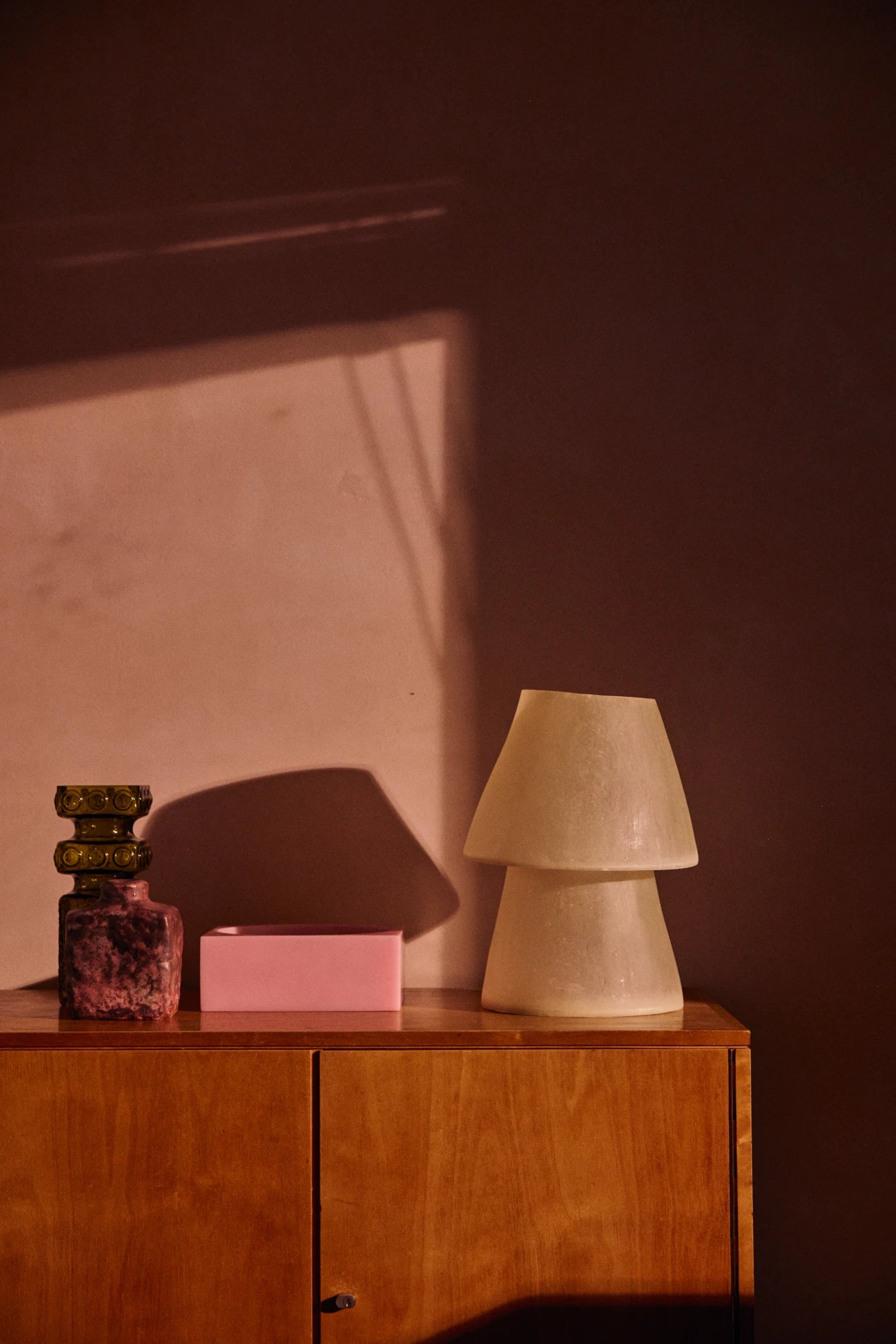 HKLIVING Glassfiber Table Lamp in Off-white