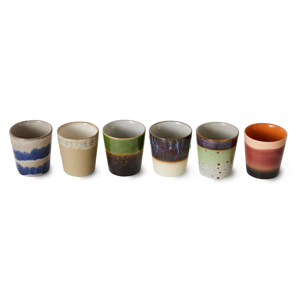Set of 6 Grounding Coffee Mugs by HKLIVING - Lifestory