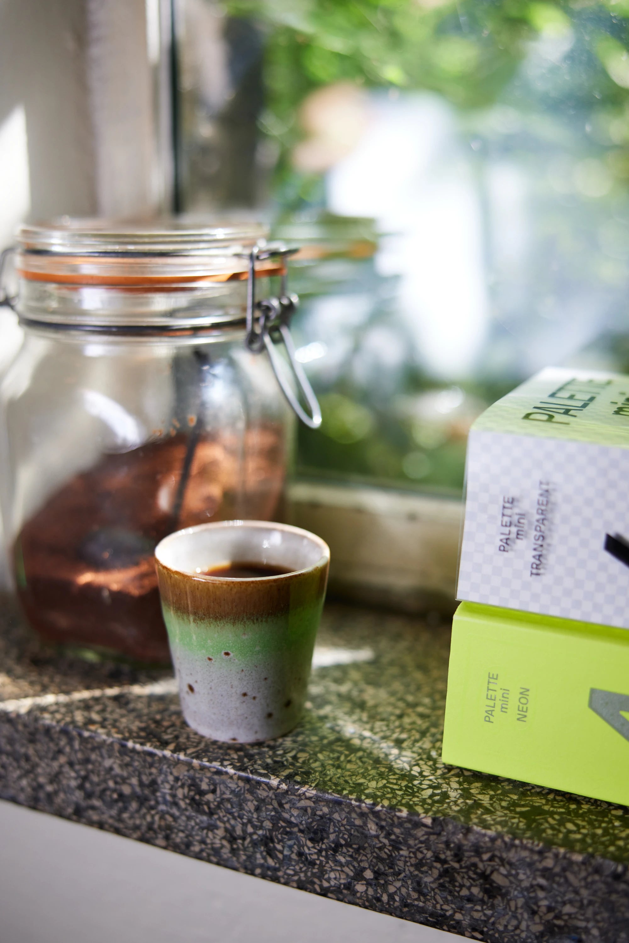 HKLIVING Set of 4 Ristretto Mugs - 'Solar' or 'Good Vibes' styles - Lifestory