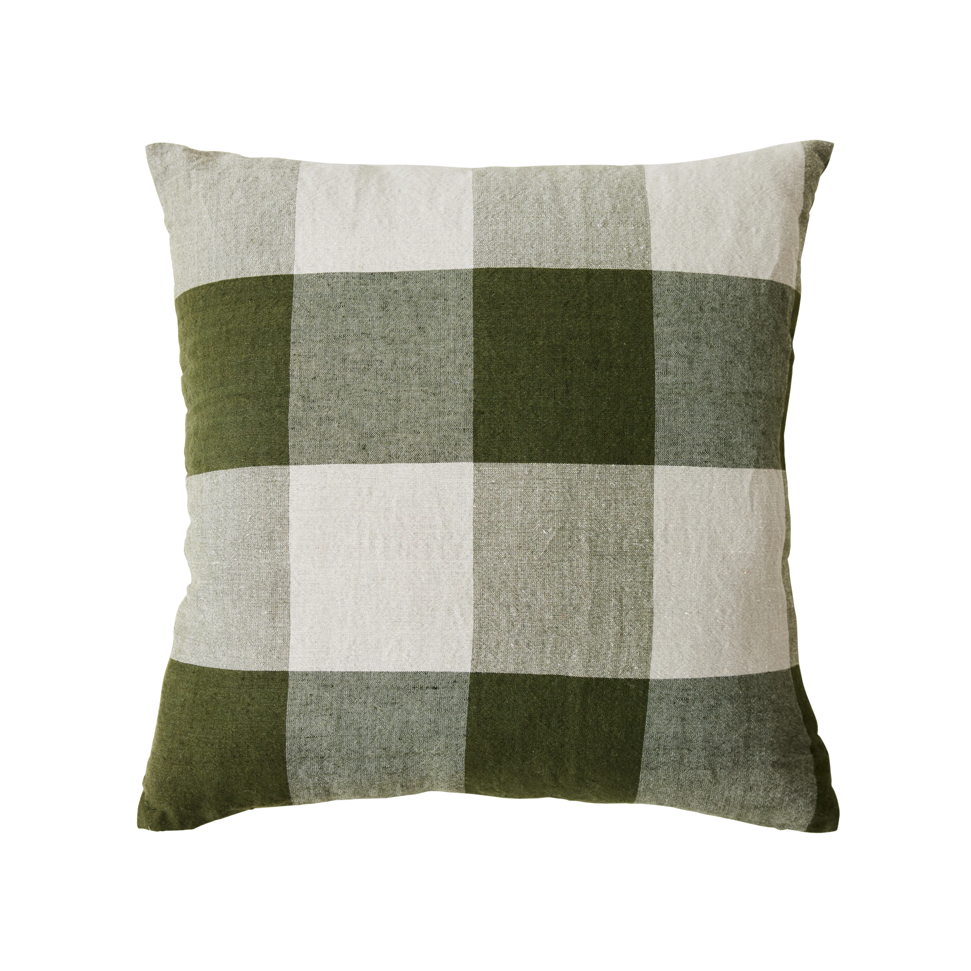 HKLIVING Square Woven Linen Cushion (50 x 50cm) in Lowlands - Lifestory