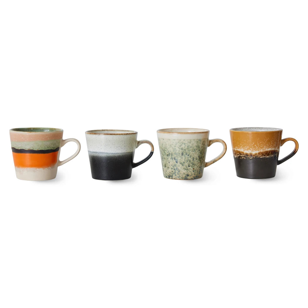 Set of 4 Verve Cappuccino mugs by HKLIVING - Lifestory