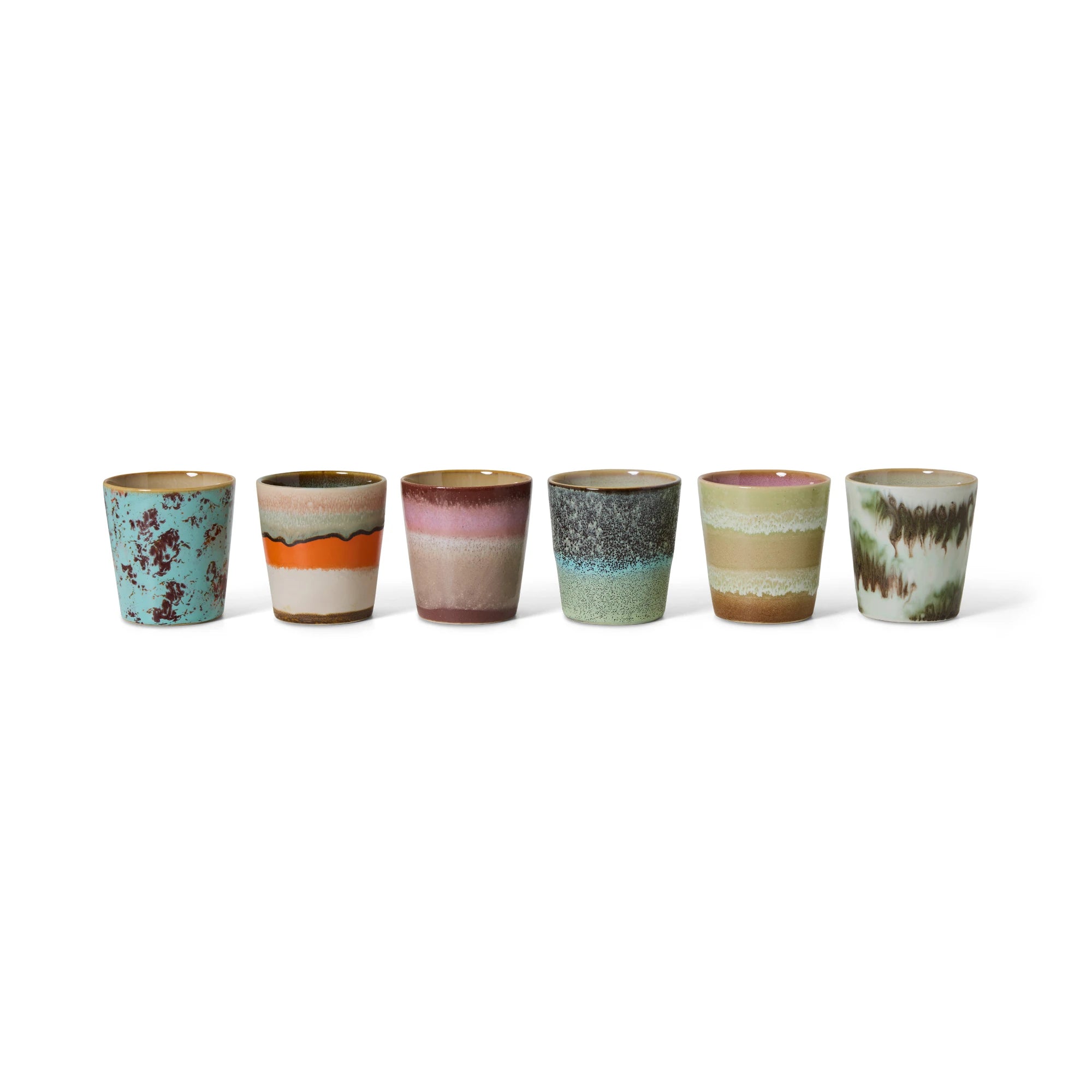 HKLIVING Set of 6 Coffee Mugs - Lifestory