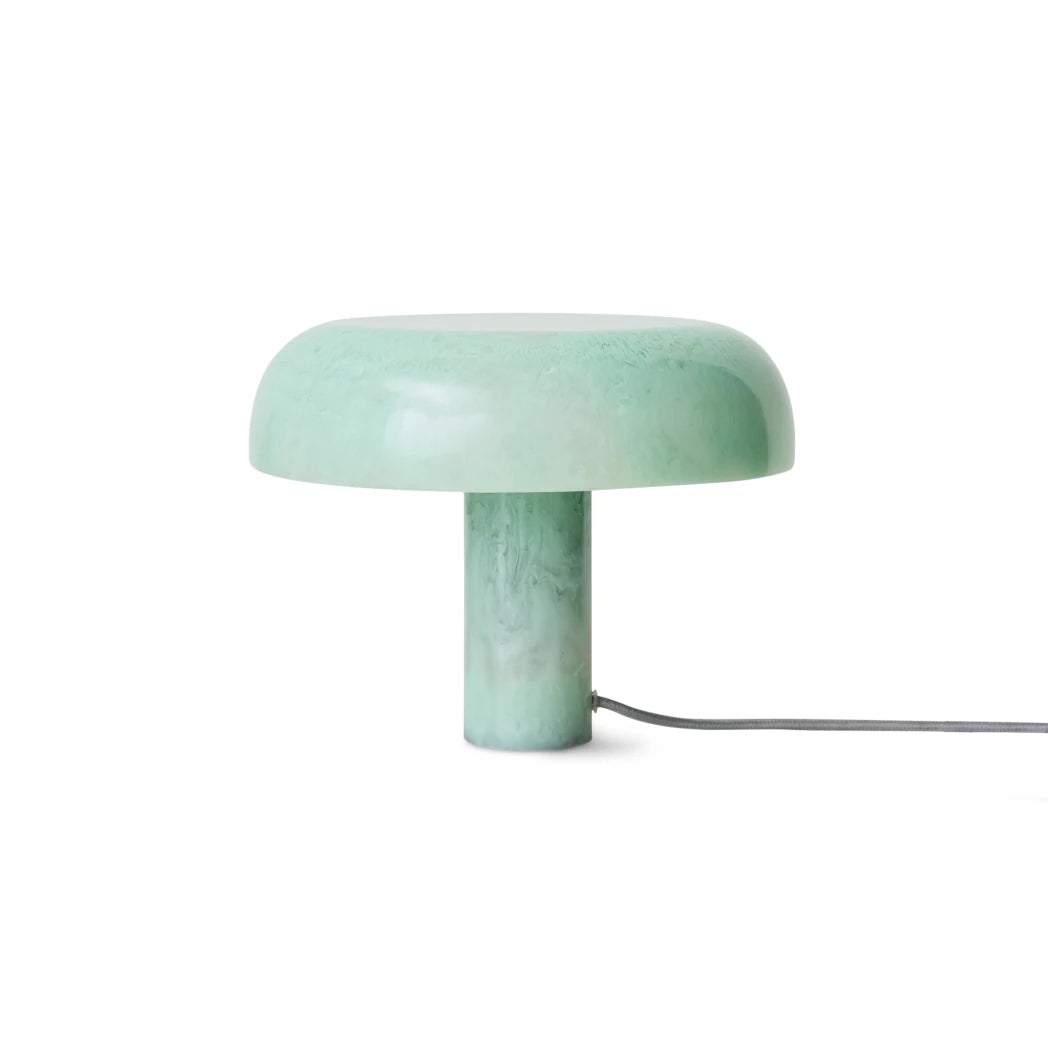 HKLIVING Mushroom Table Lamp Small in Mint - Lifestory