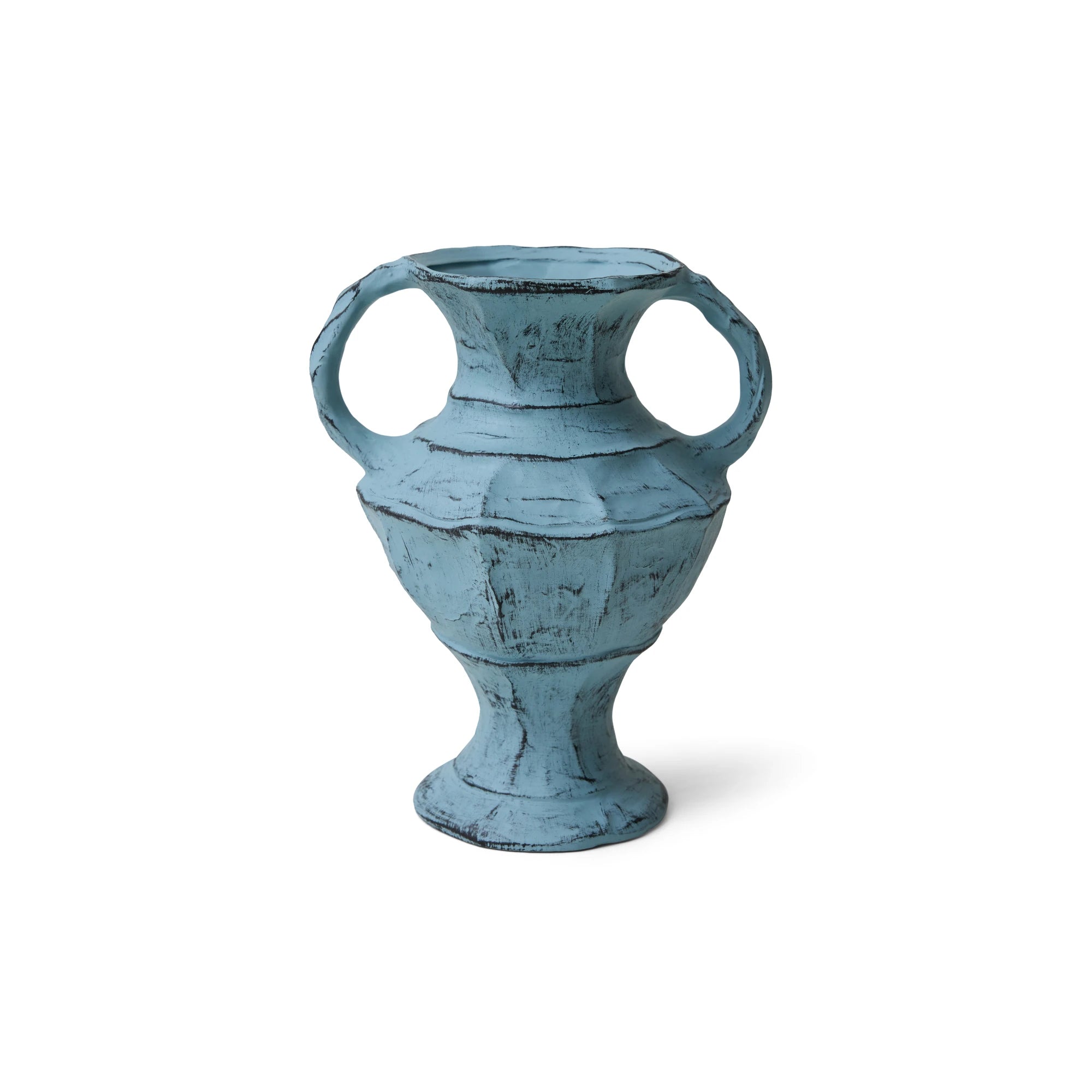 HKLIVING New Classics Small Stoneware Vase in Soft Blue - Lifestory