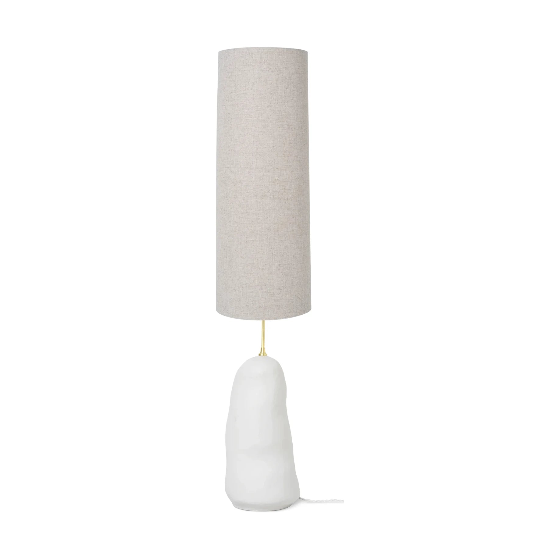 Hebe floor lamp base | Ceramic | Dark grey or Off-white - Lifestory