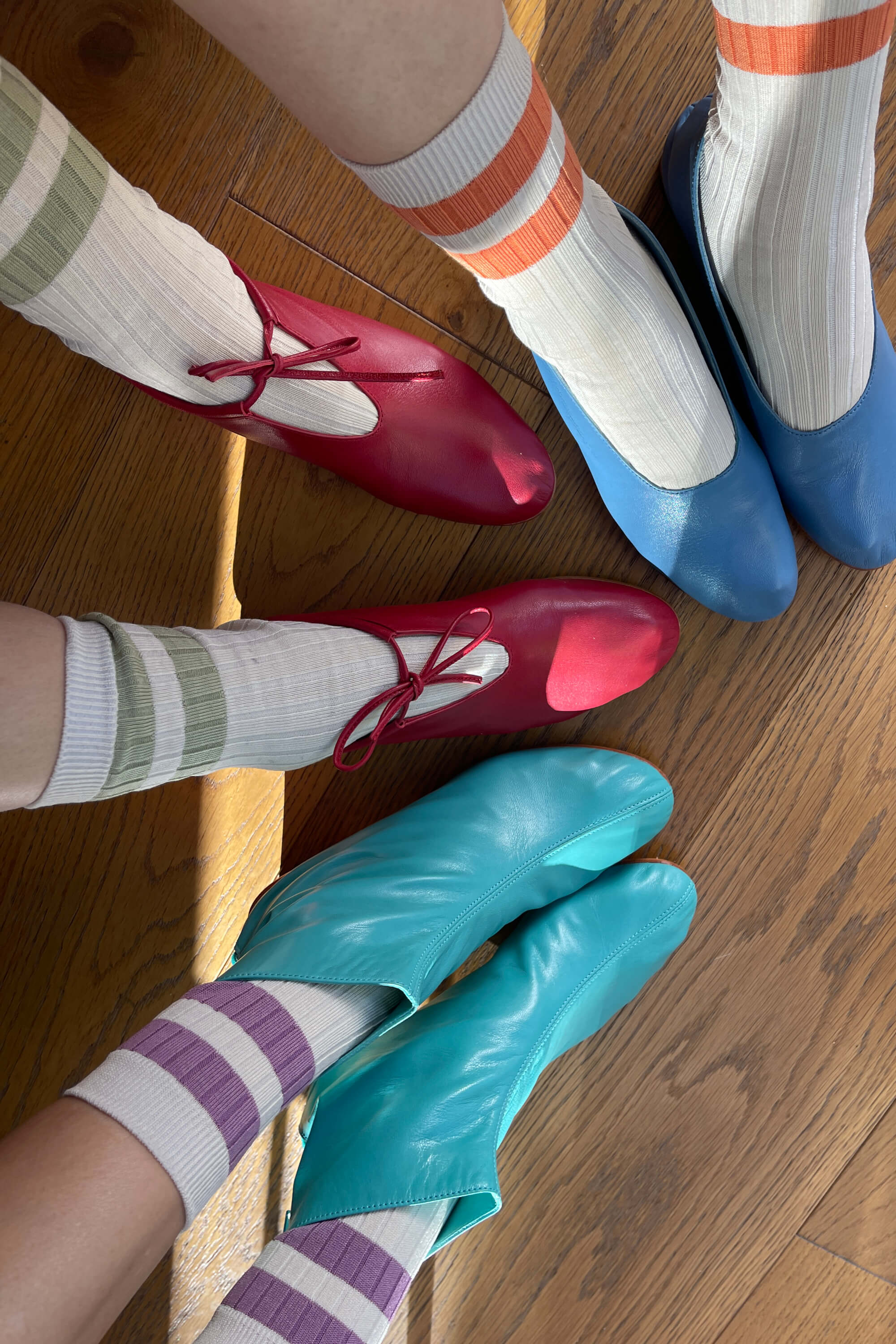 Her Socks - Varsity | Cream Black | by Le Bon Shoppe - Lifestory - Le Bon Shoppe